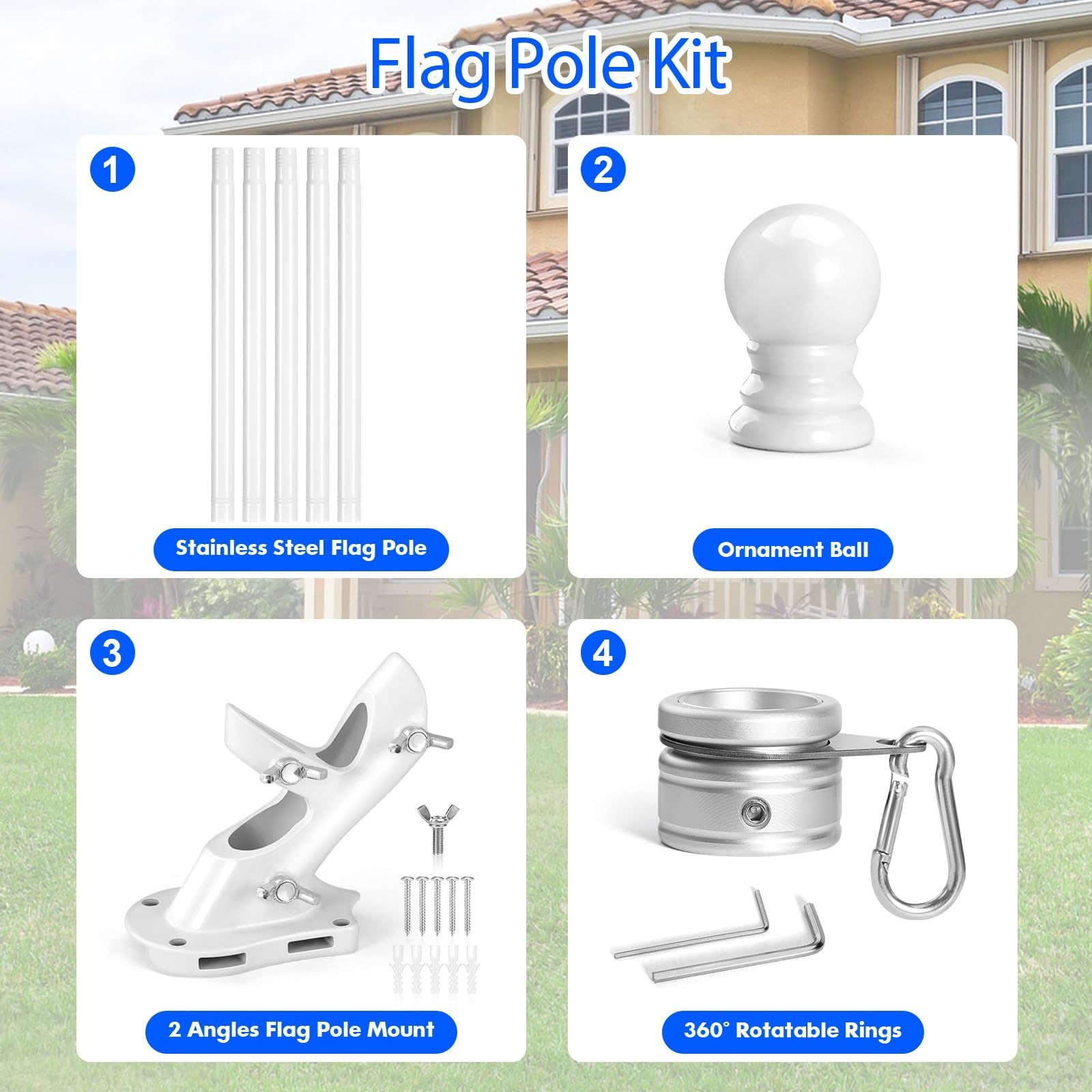 Justincity L05JT10040 Flag-Pole-Accessories - View #6