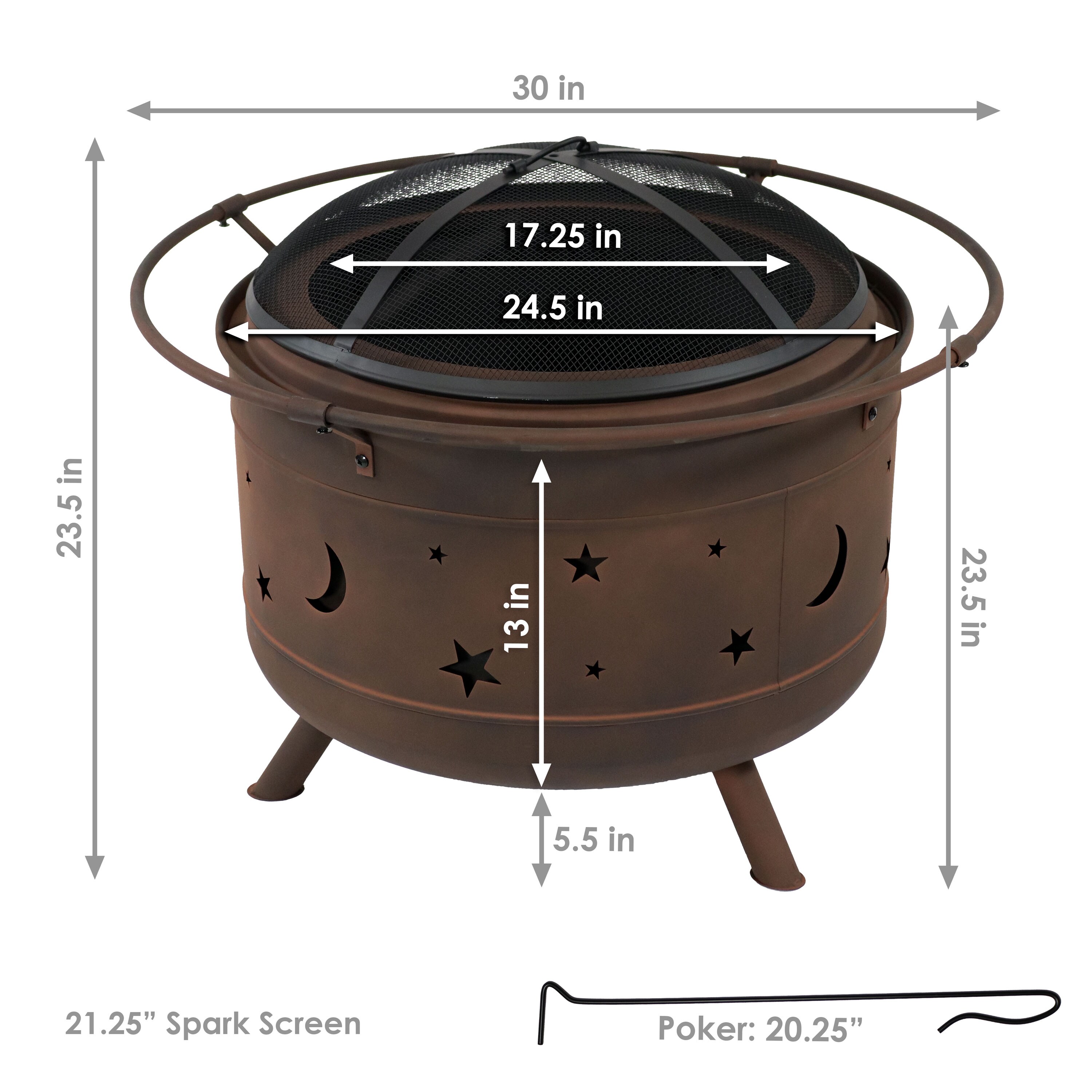 Sunnydaze Decor NB-984-991 Outdoor-Woodburning-Firepits - View #3