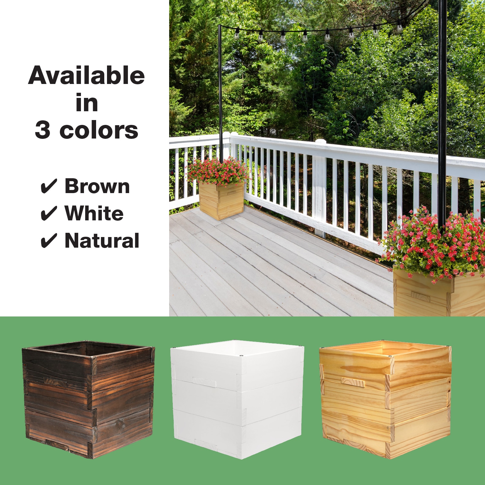 Excello Global Products EGP-HD-0478-BRW Landscape-Lighting-Stakes - View #6