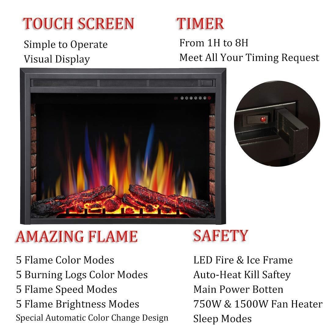 EdenDirect LW-936A Electric-Fireplace-Fireboxes - View #6