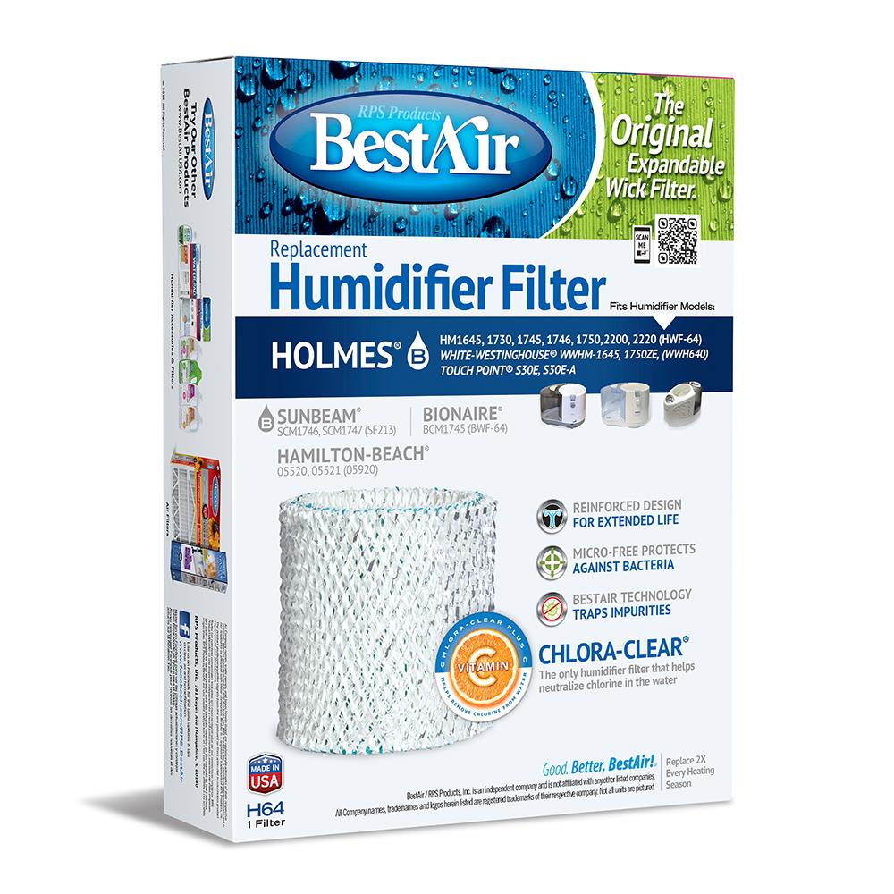BestAir Pro H65 Replacement Humidifier Wick Filter for sale online