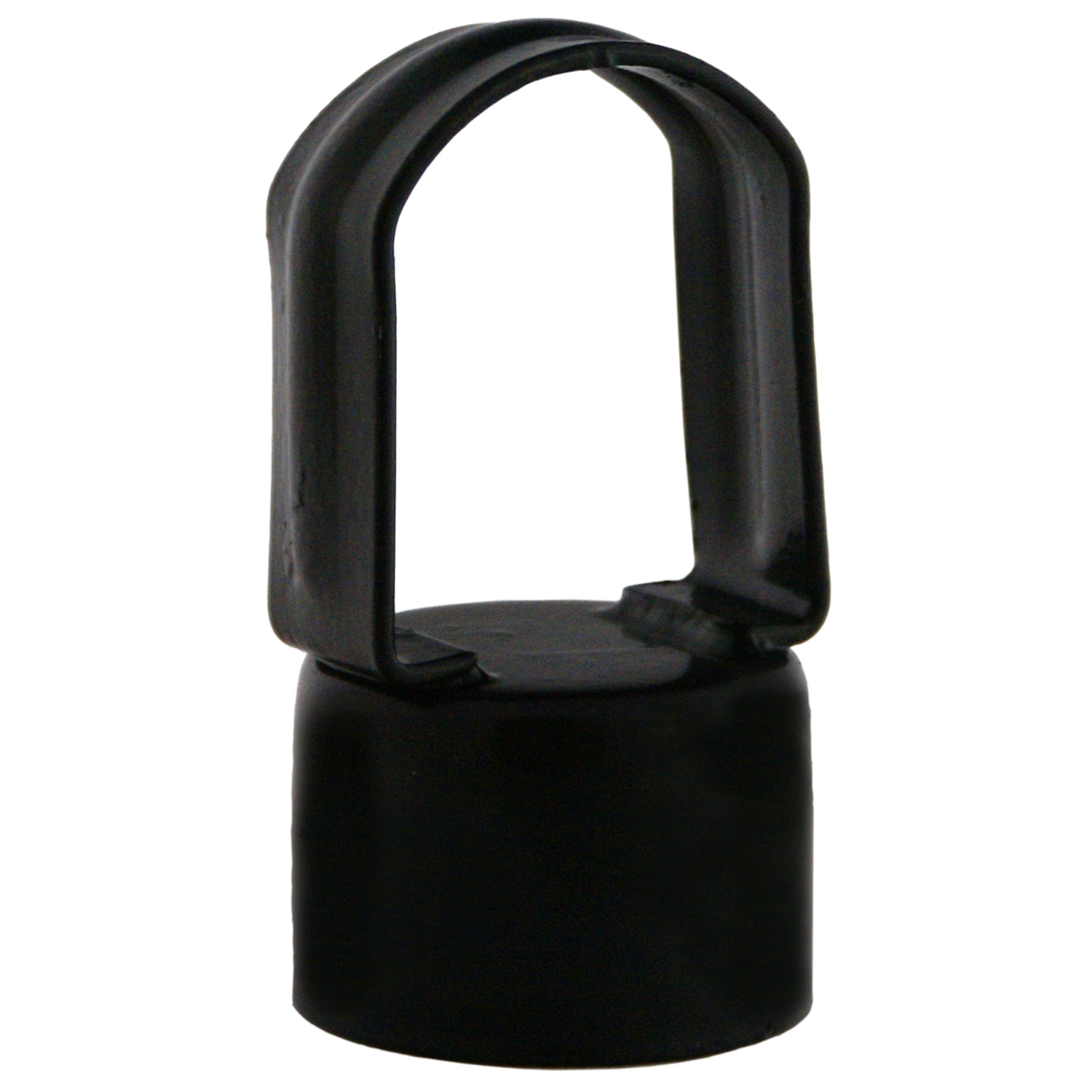  02417BKA 2-in W x 4-in L Powder-coated Steel Chain-link fence Eye top - Fits Common Post Measurement: 1-7/8-in x 1-7/8-in