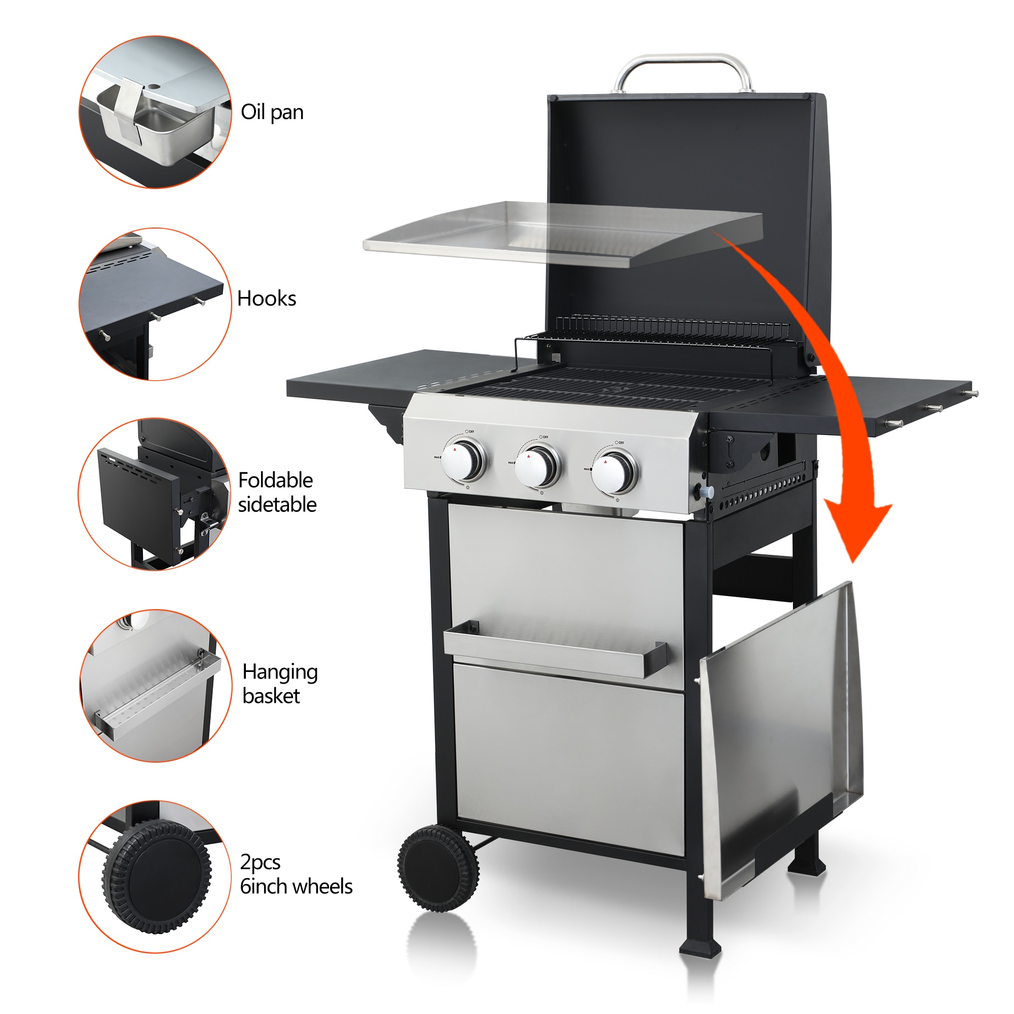 Flynama L-P195386 Gas-Grill - View #2