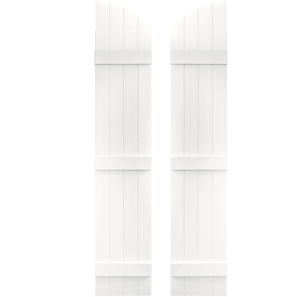Vantage V5931469117 13.875-in W x 69-in H Bright White Exterior Shutters