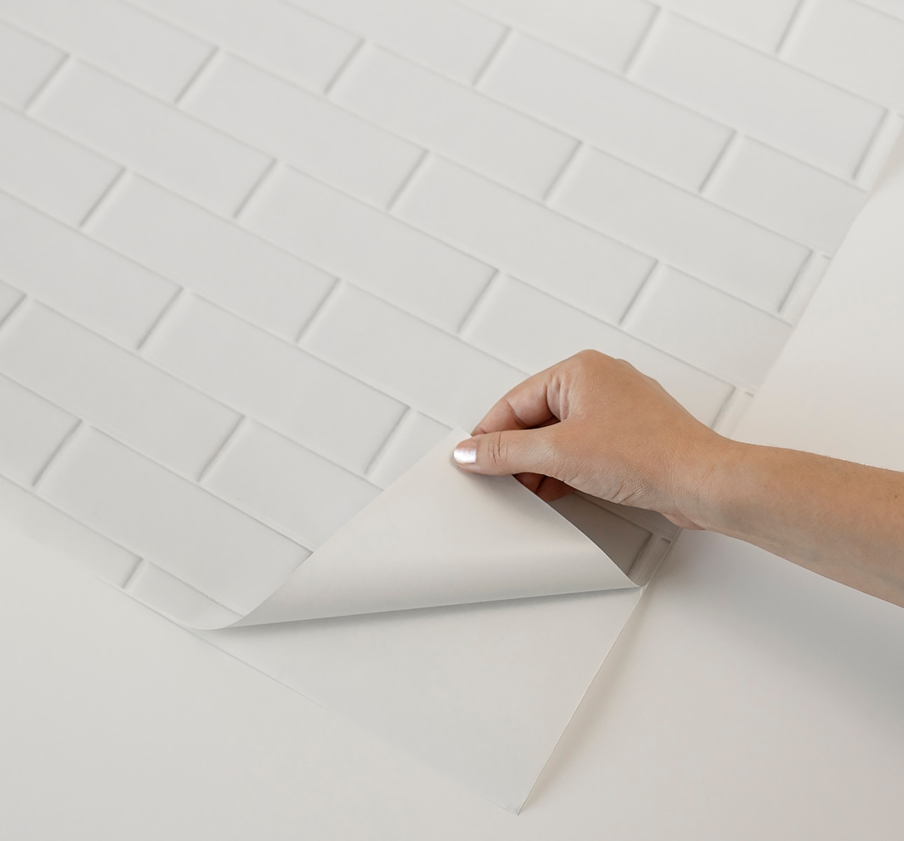 Self-Adhesive Wallpaper & Tiles - Peel & Stick