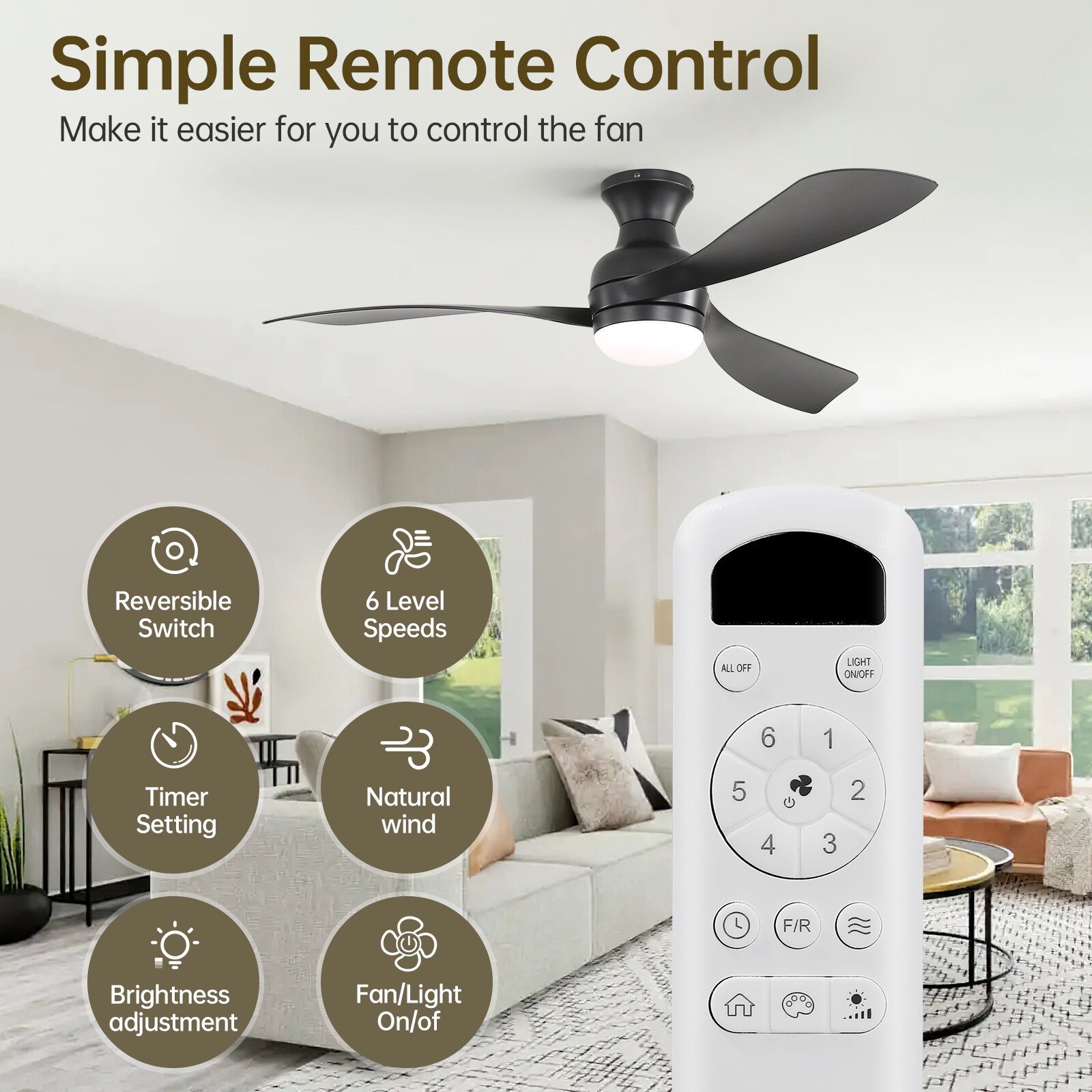 JUSHUA MT-359520 Ceiling-Fans - View #4