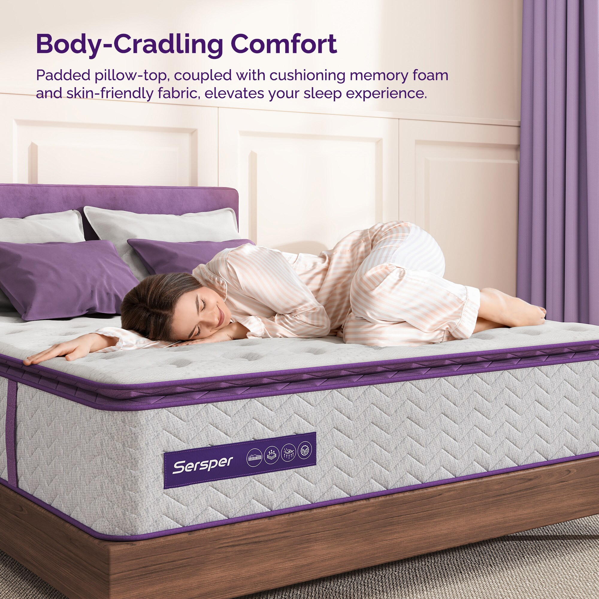 Sersper PTB14Q-2 Mattresses-Boxsprings - View #7