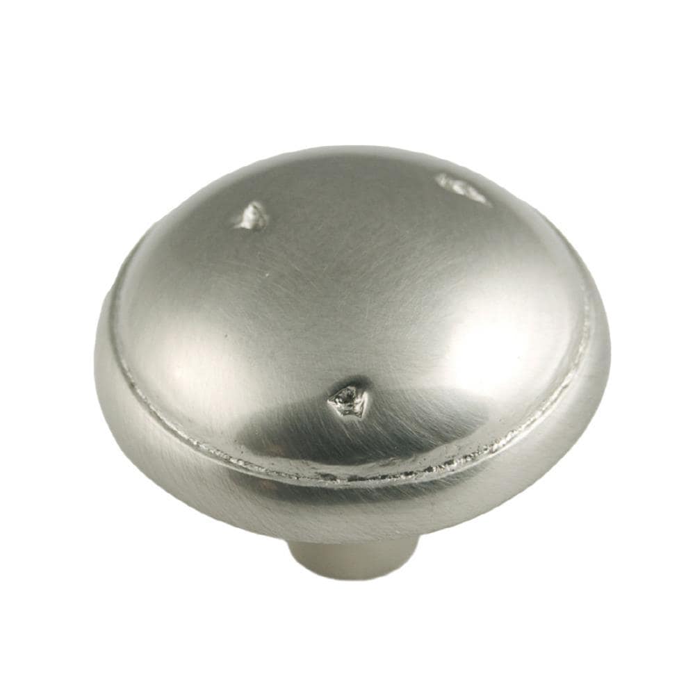 RK International CK 711-P Satin nickel Round Traditional Cabinet Knob