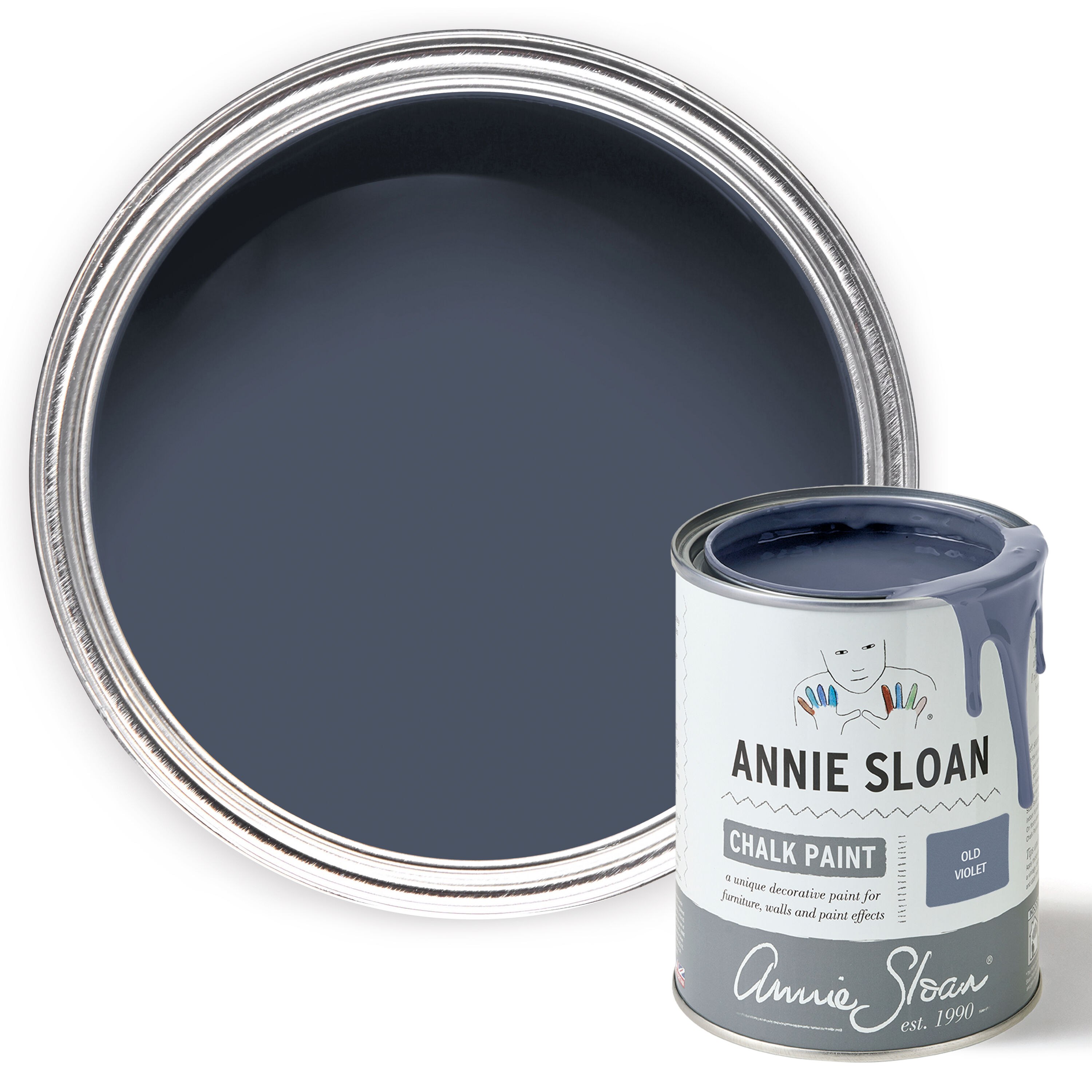 Annie Sloan P028OVT.X101.01 Flat Old Violet Chalky ( 1-quart )