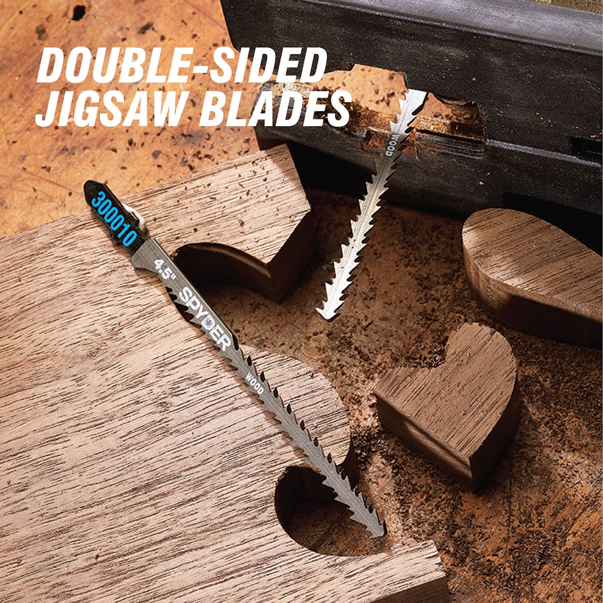 Black & Decker 7 TPI Jig Saw Blades, Double Edge Coarse - 10 PK