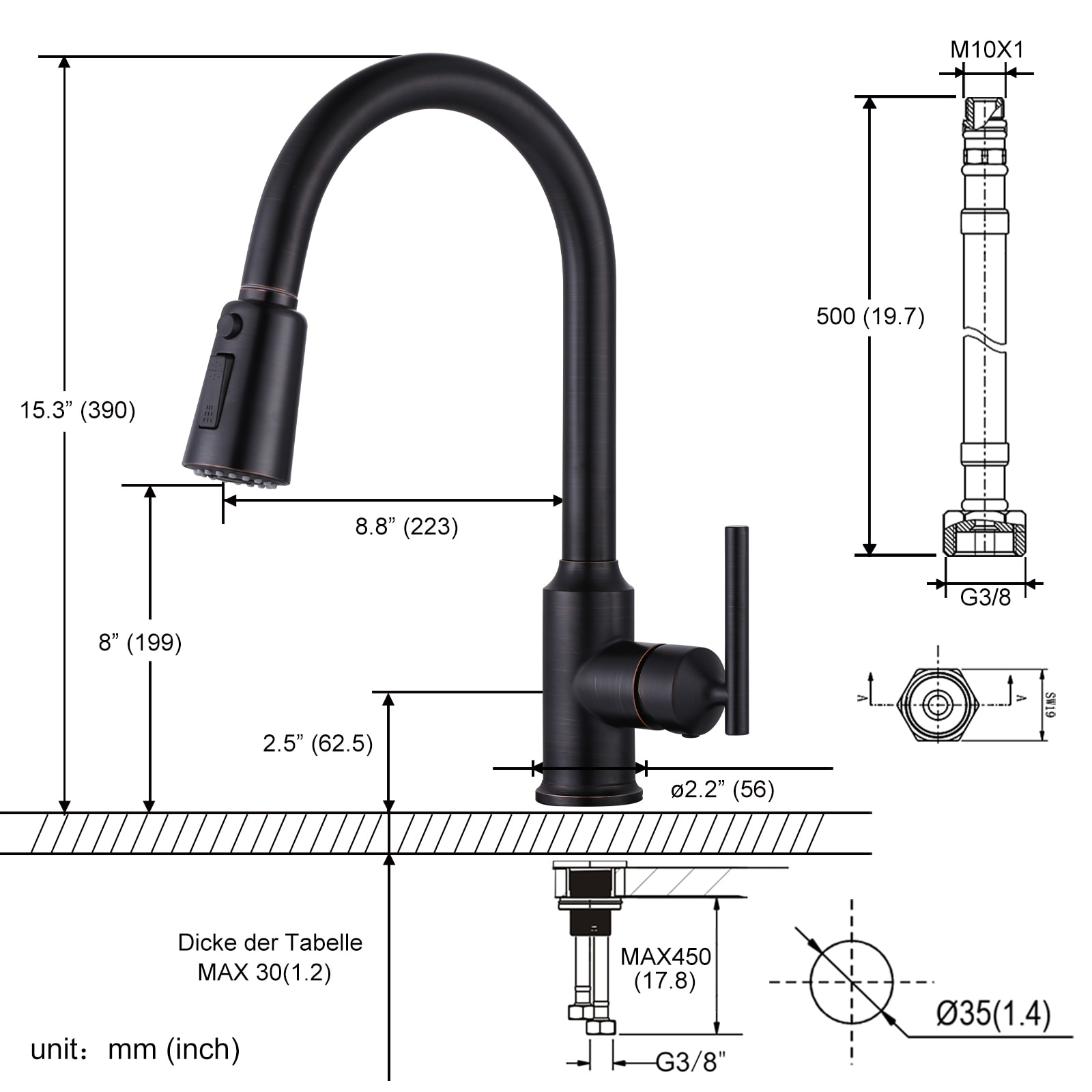 WOWOW 2312701RB-LW Kitchen-Faucets - View #6