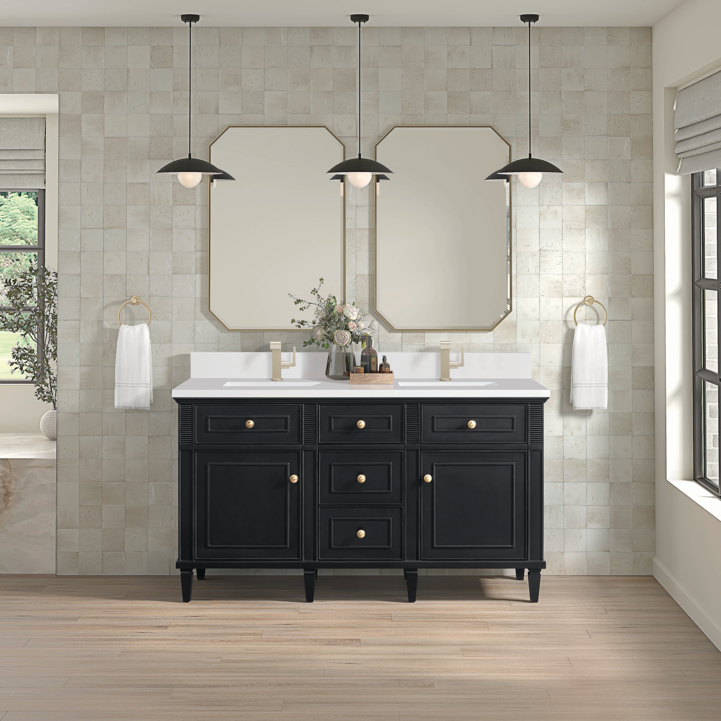 James Martin Vanities 424-V60D-BKO-1WZ Bath-Vanity-Combo - View #8