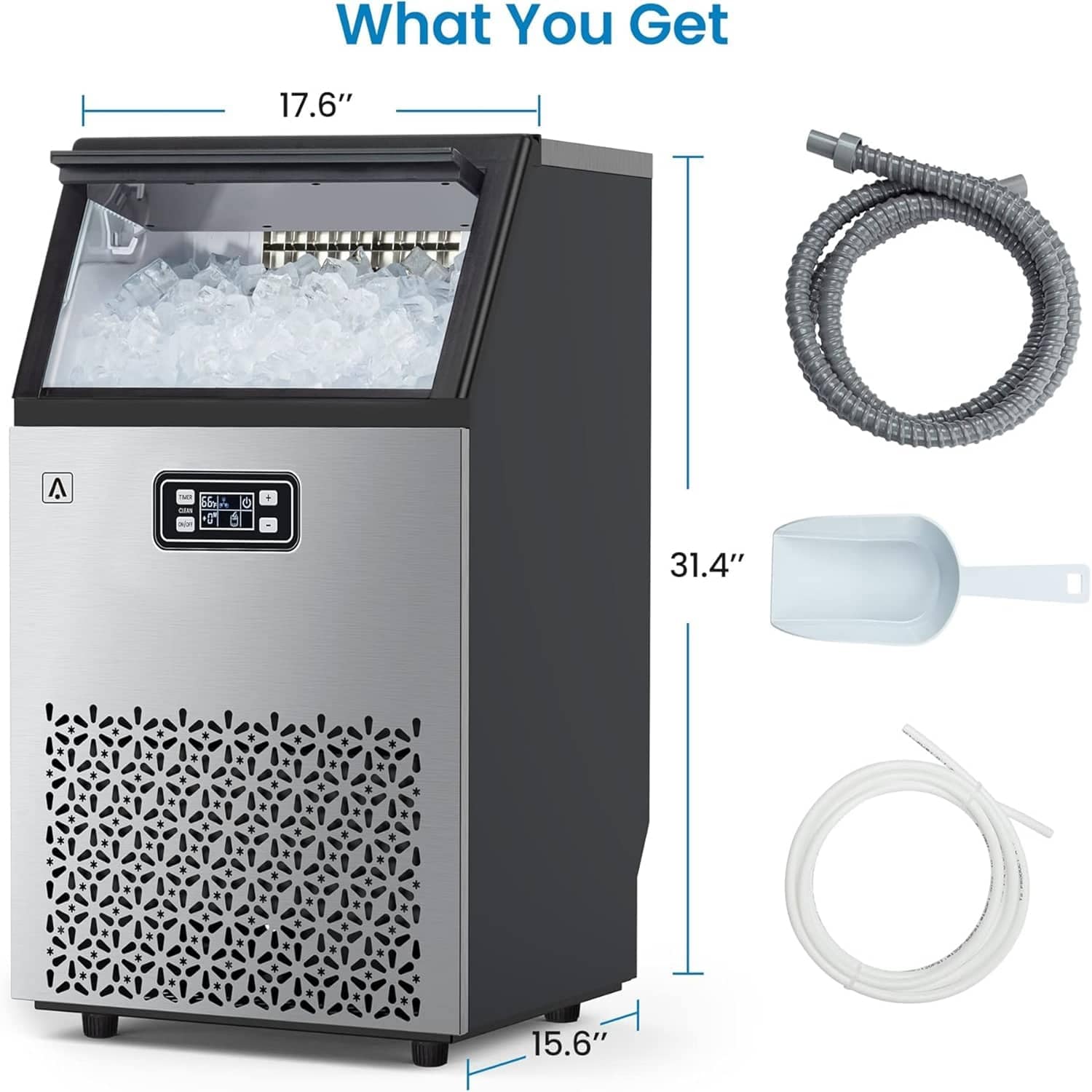 Qeetex WL-PHO-0X7QNH6K Commercial-Ice-Makers - View #5