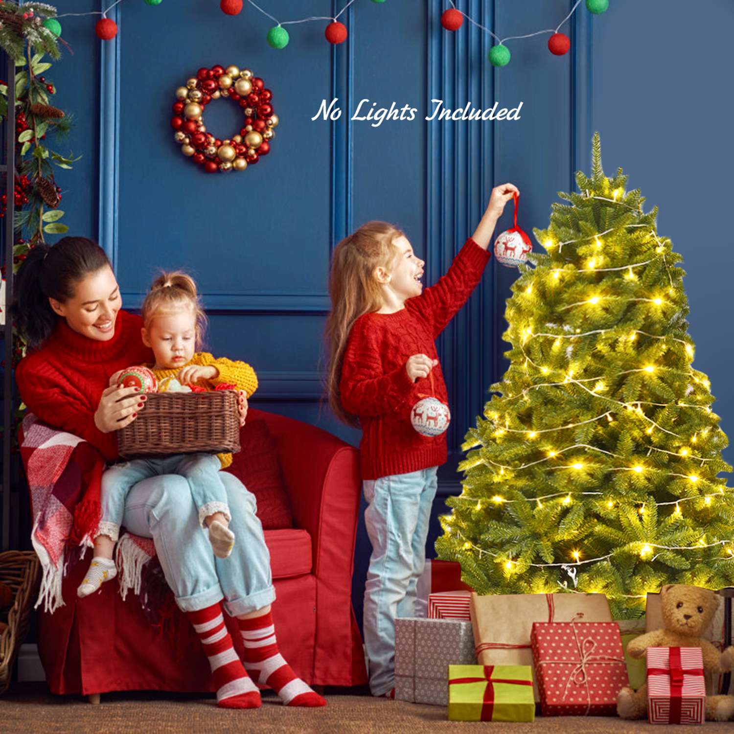 Costway CSHY000390 Artificial-Christmas-Trees - View #4