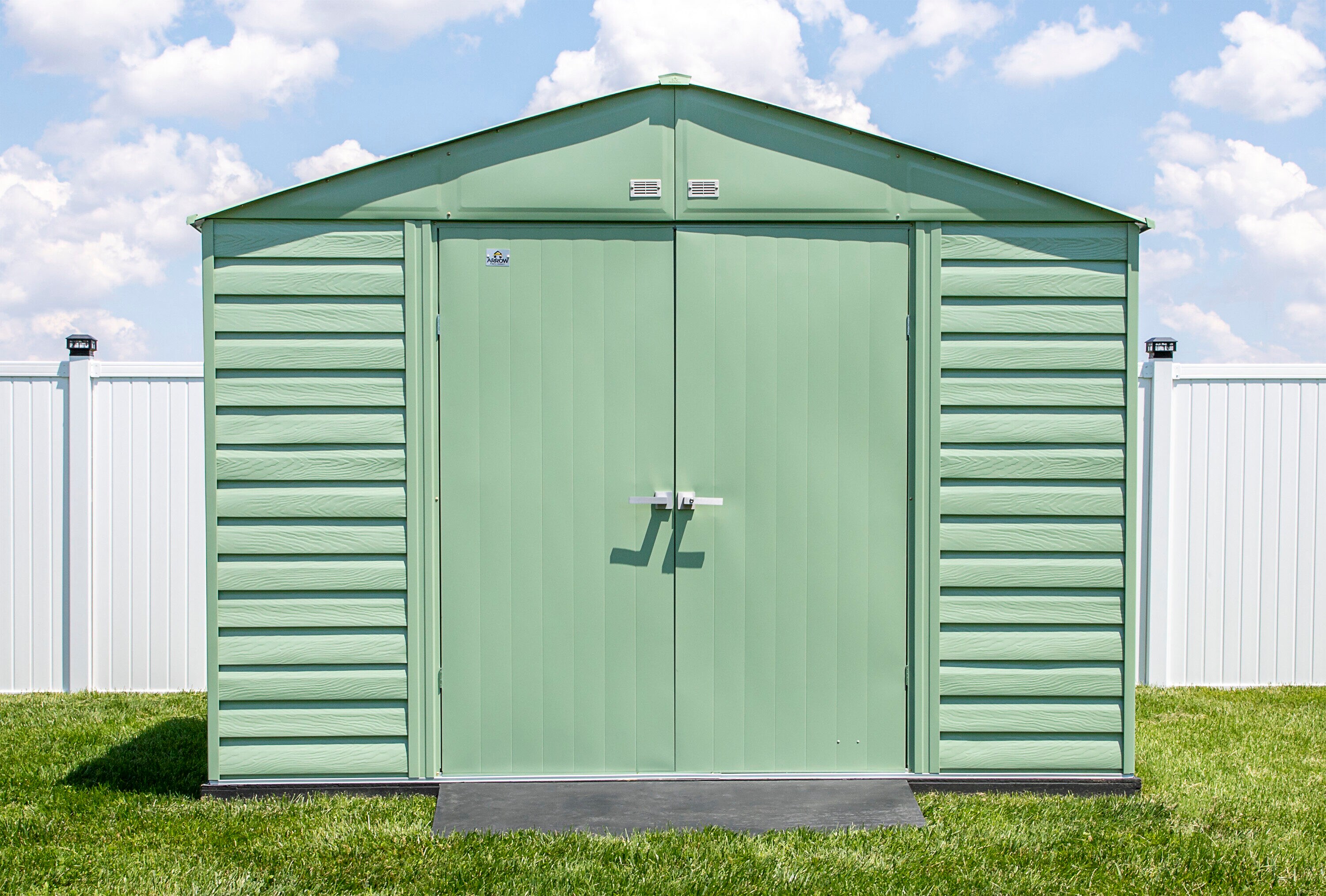 Arrow SCG1014SG 10-ft x 14-ft Select Galvanized steel Storage Shed