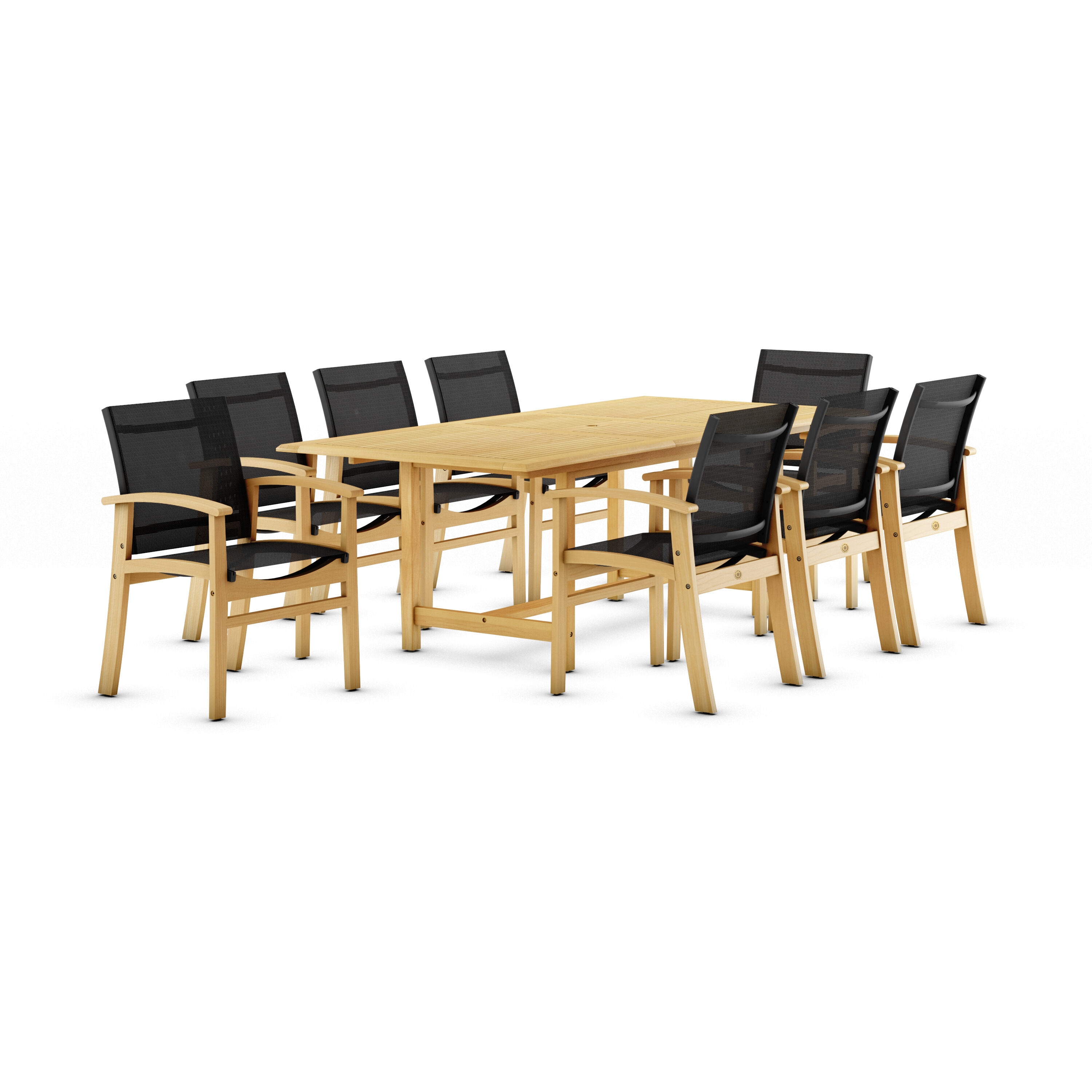 Amazonia DIANRCT-8FORTBK Patio-Dining-Sets - View #2
