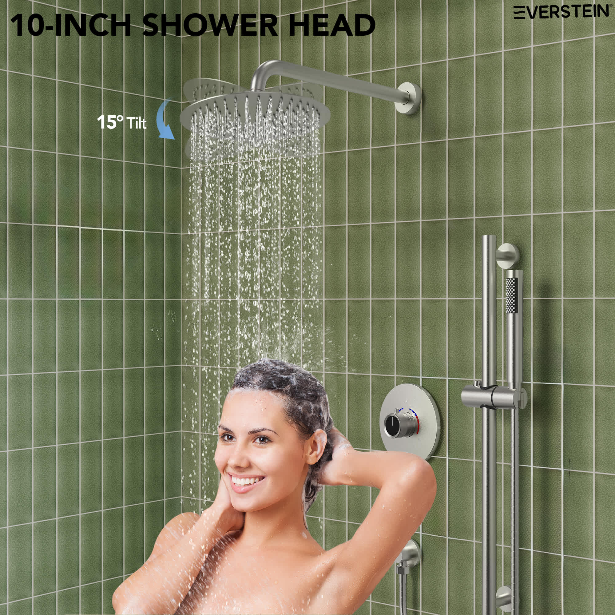 EVERSTEIN SFS-1013-NK10 Showerhead-Bar-Panels - View #5