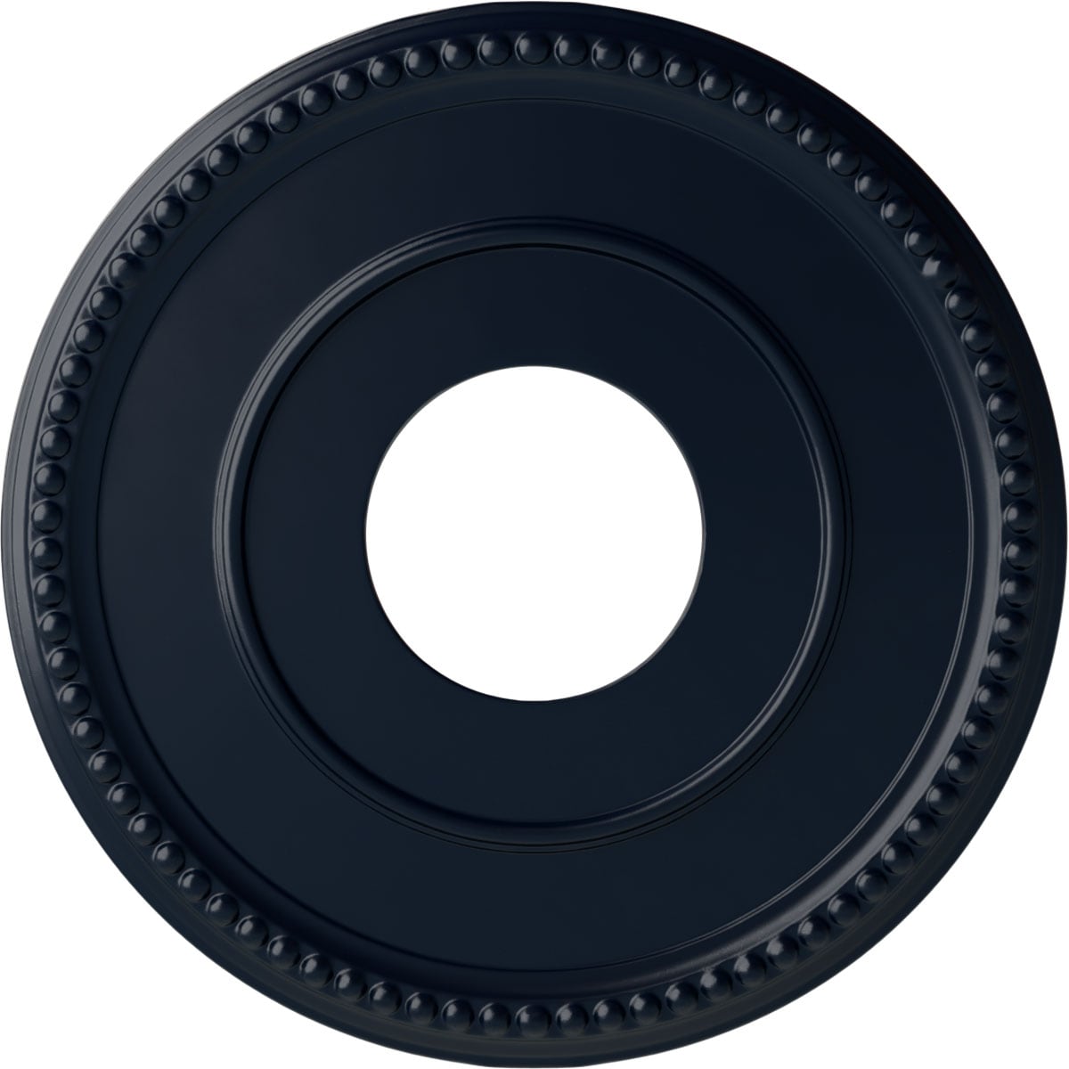 Ekena Millwork CM12BRMDF Bradford 12.5-in W x 12.5-in L Painted Midnight Dream Polyurethane Whole Ceiling Medallion