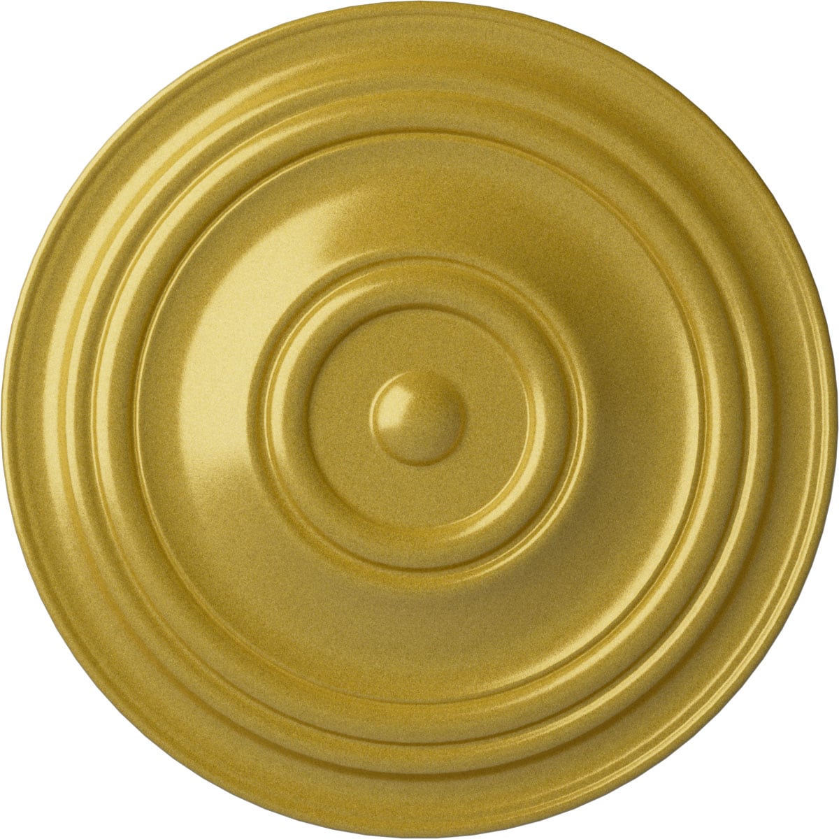 Ekena Millwork CM31TRRGS Traditional 31.5-in W x 31.5-in L Painted Rich Gold Polyurethane Whole Ceiling Medallion