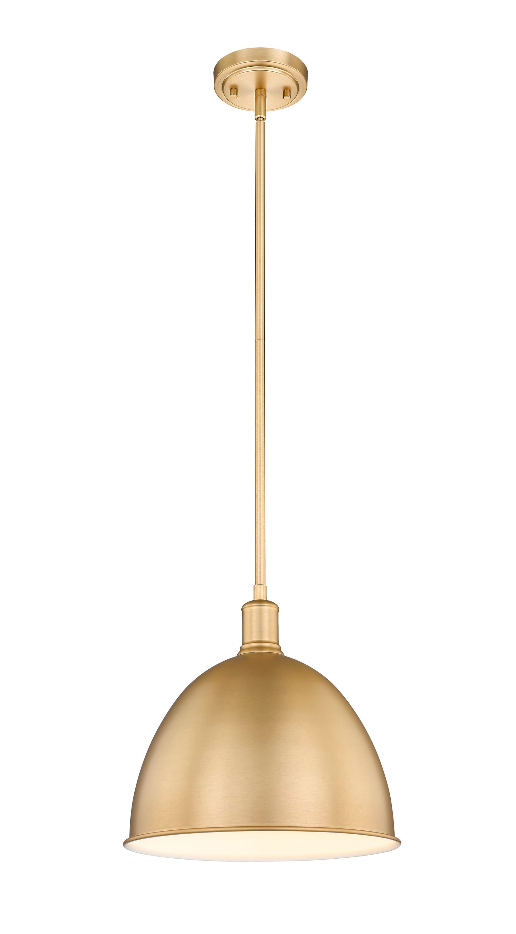 Classic Brass 12.5" Indoor/Outdoor LED Pendant Light