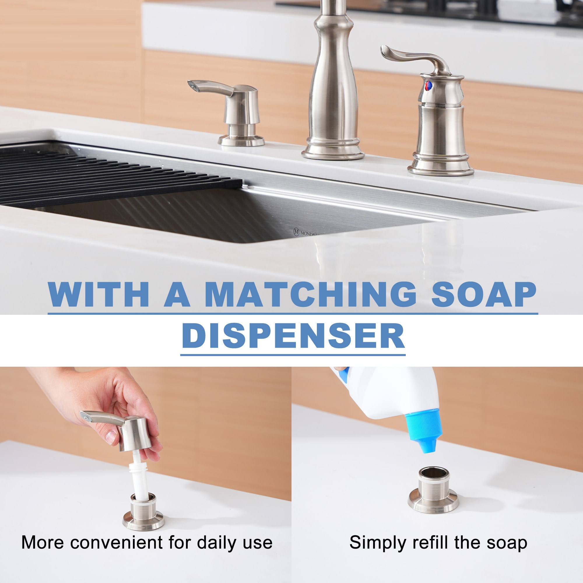 Clihome CL-MS365-1-CH Kitchen-Faucets - View #8