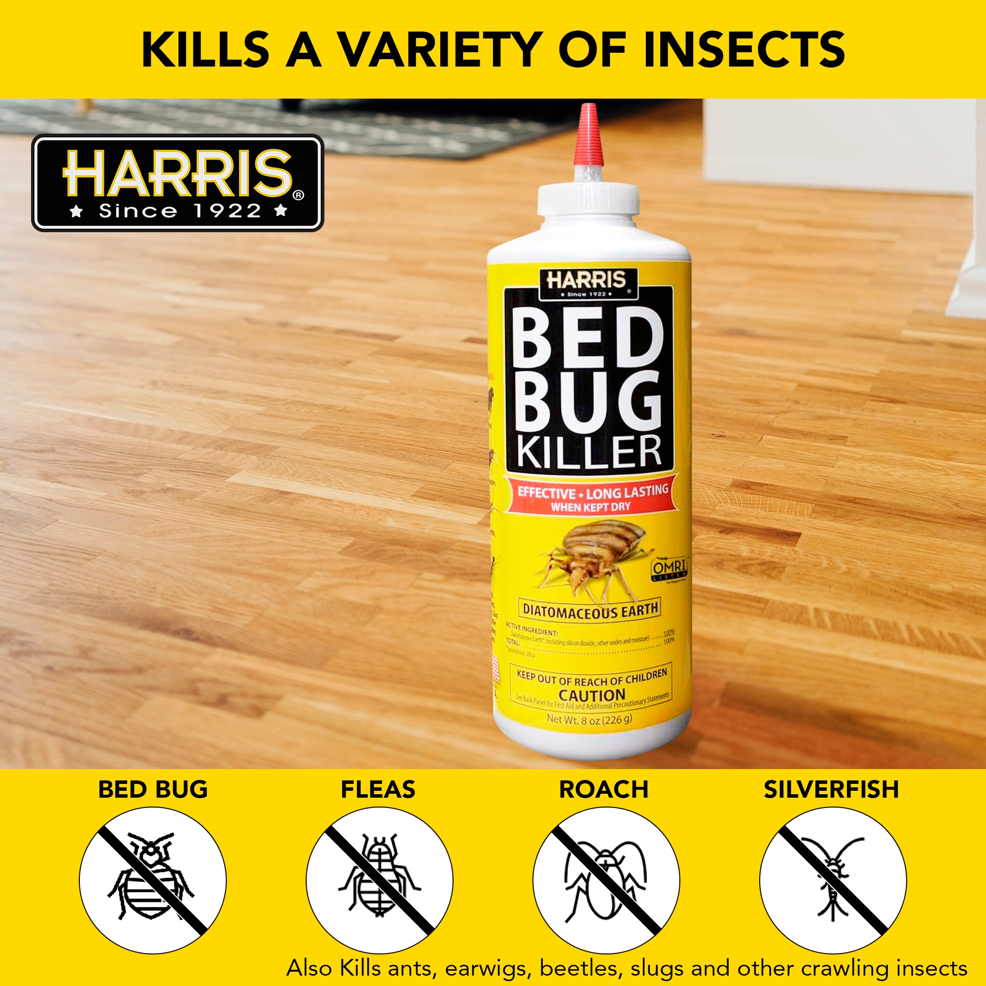 Harris 8-oz Bed Bug Killer in the Pesticides department at Lowes.com