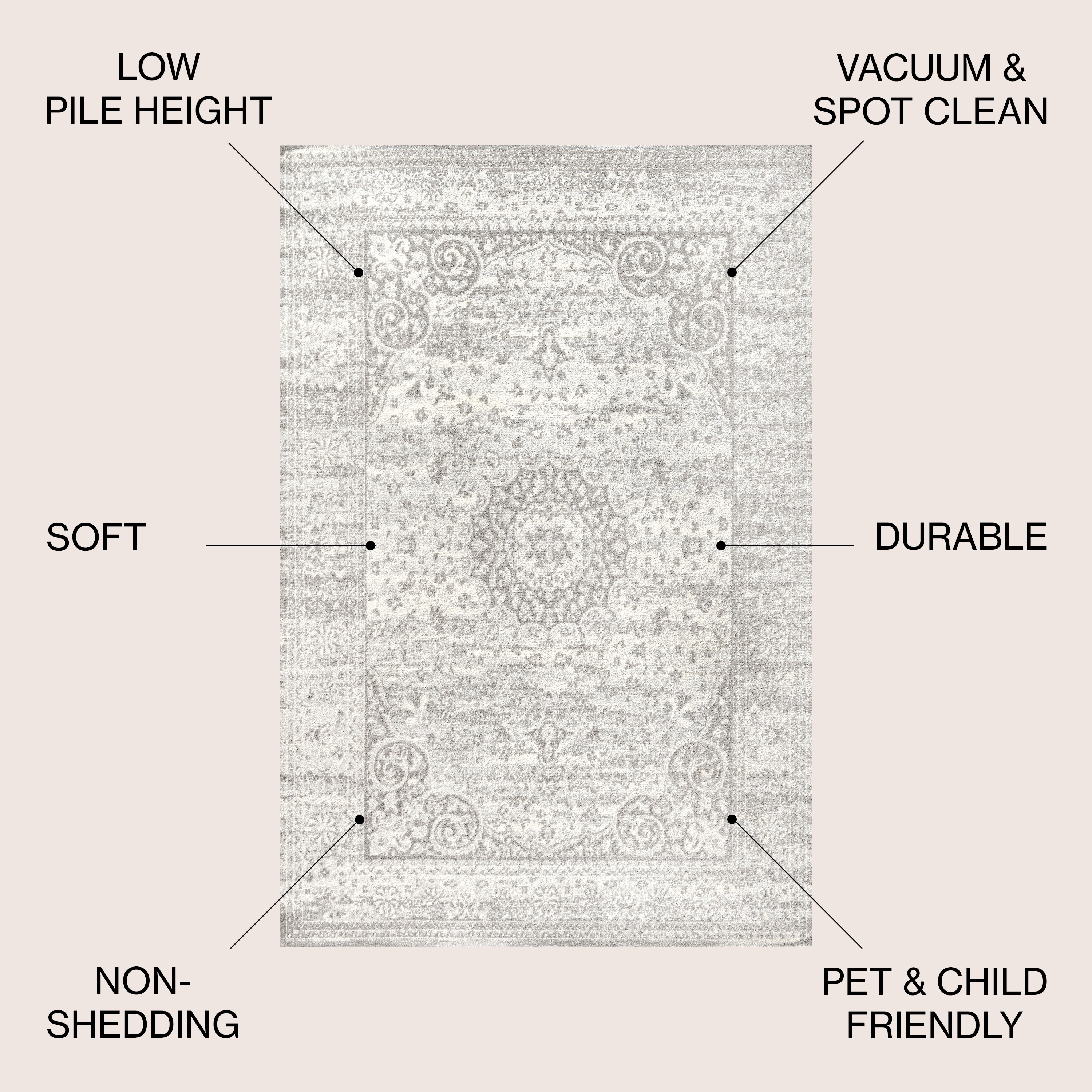 JONATHAN  Y BMF109B-5 rugs - View #3