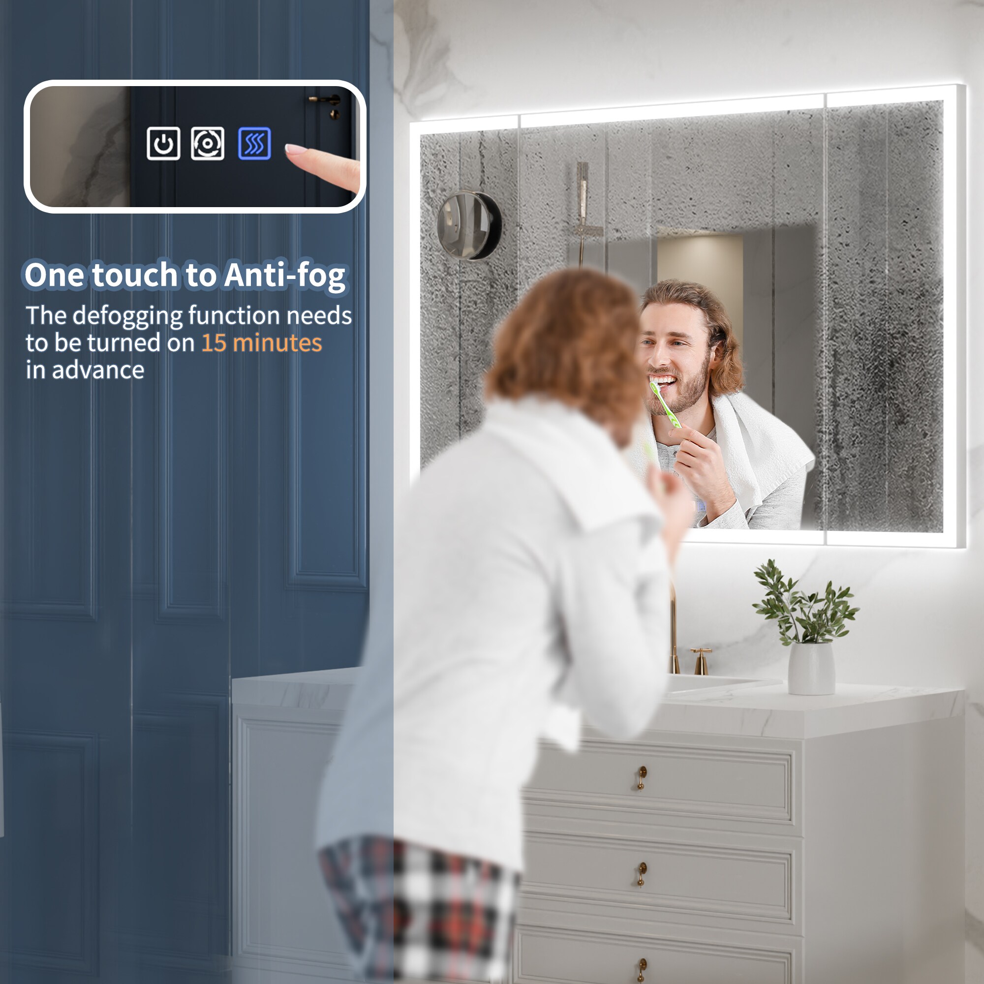ExBrite EXBM5436V9FB Framed-Bath-Mirrors - View #6
