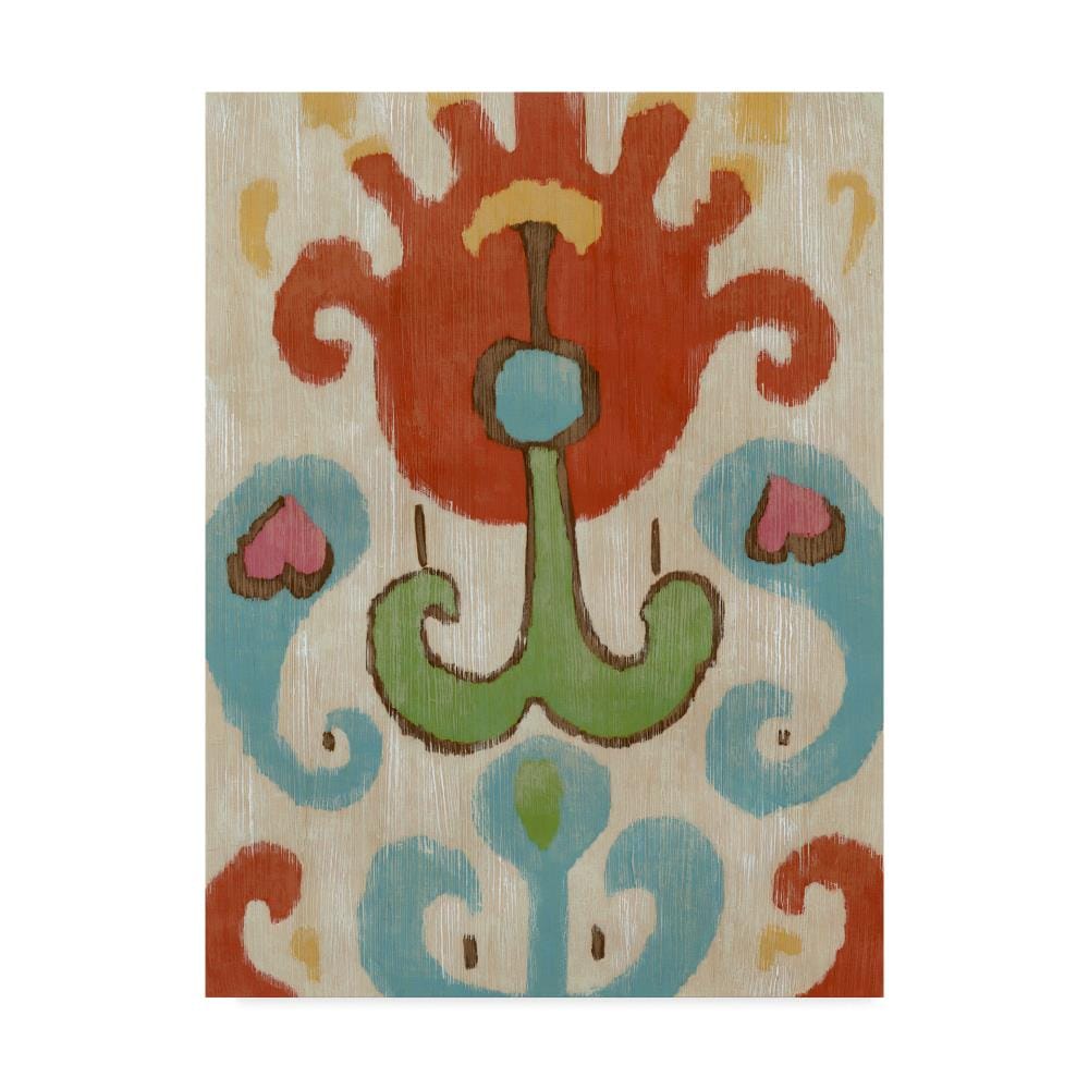 Trademark Fine Art WAG00348-C1419GG Framed 19-in H x 14-in W Abstract Print on Canvas