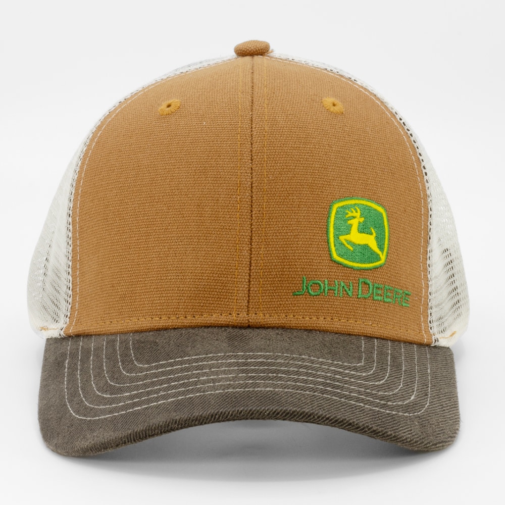 John Deere JDR-1174-GS Men's Brown/Khaki/Dark Brown Cotton Baseball cap