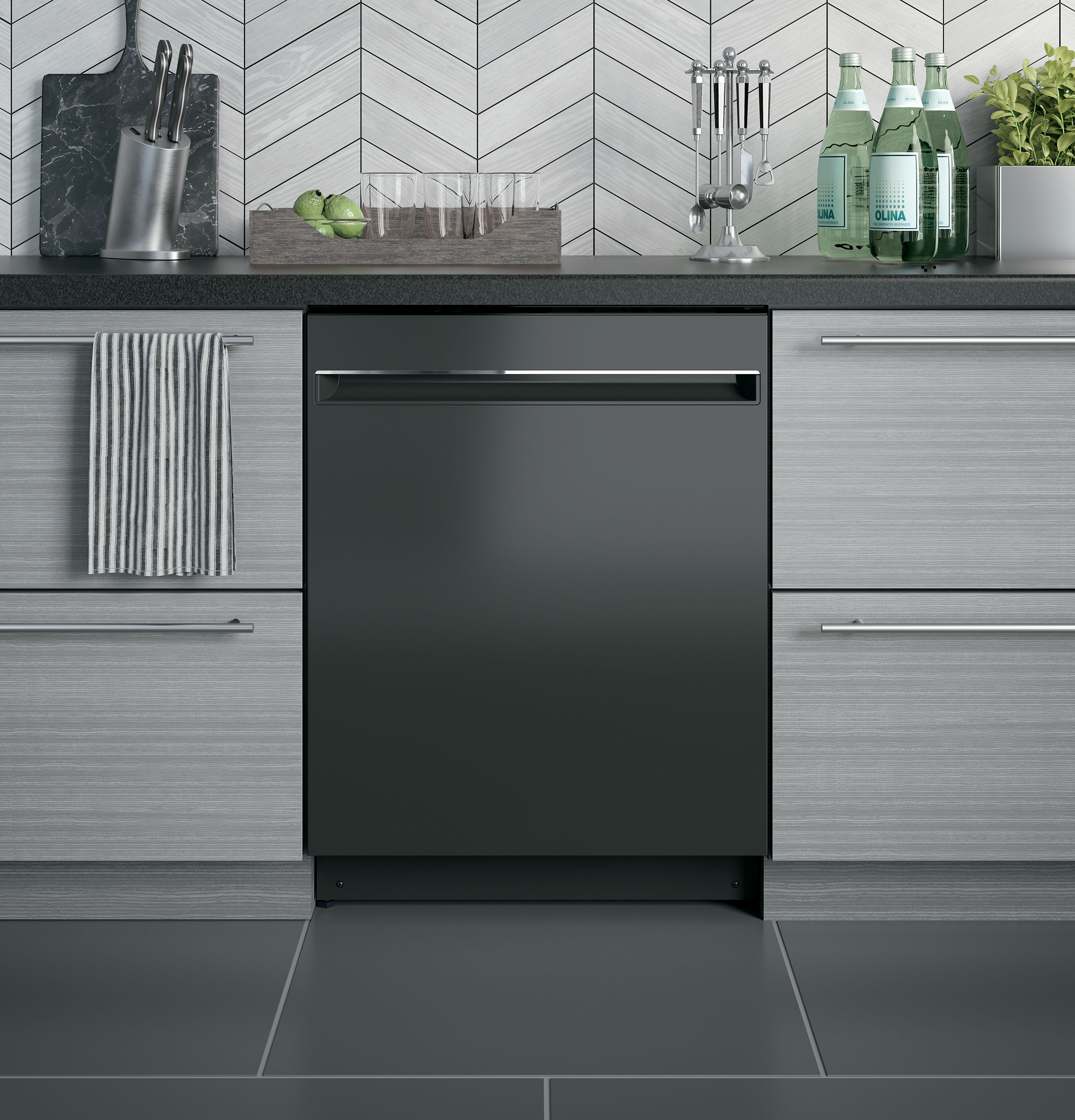 GE® 24 Built In Dishwasher-Black, Stewart-Molander Appliances
