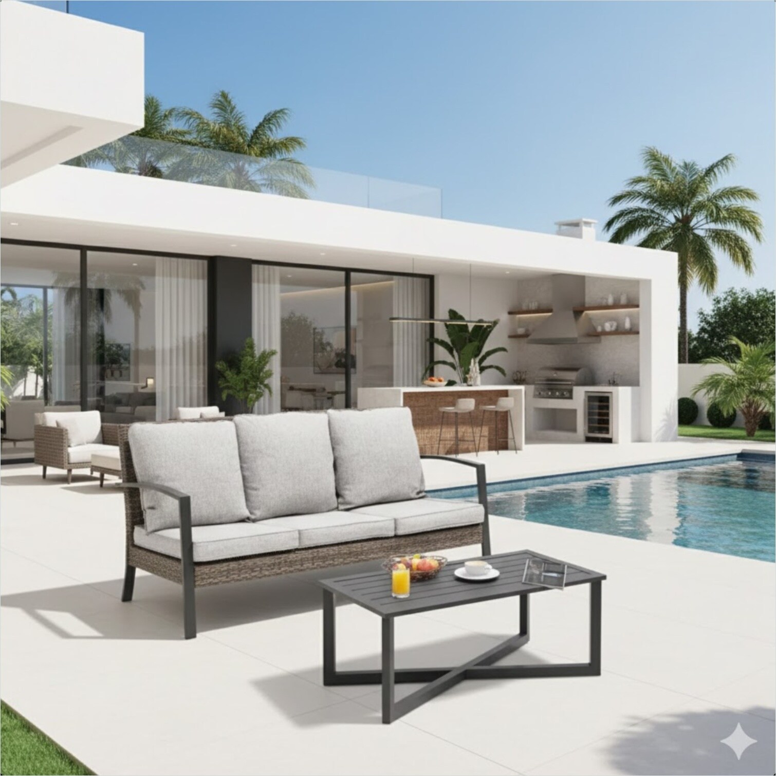 Watnature BANWNQ2Q0H7Z Patio-Conversation-Sets - View #3