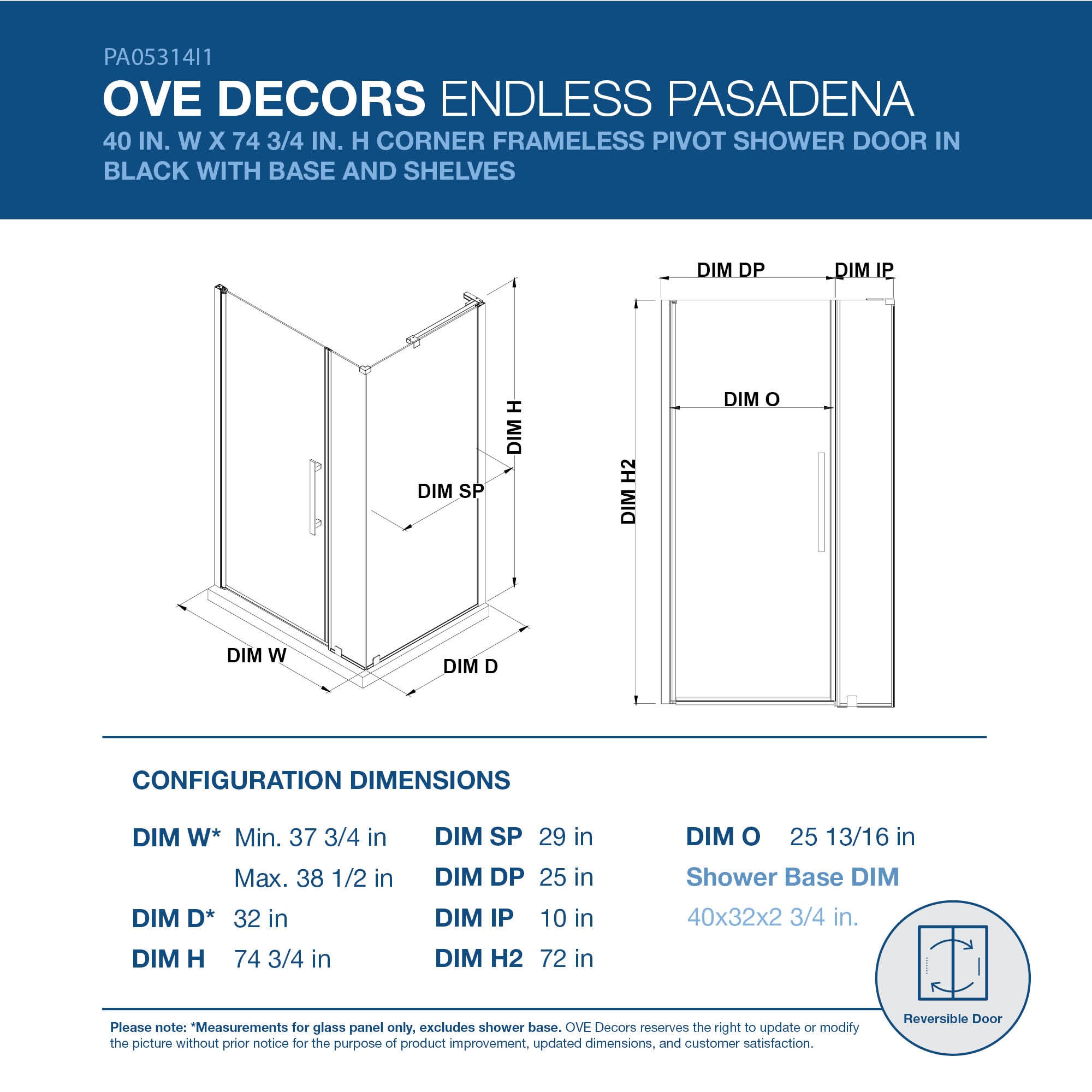 OVE Decors 828796077439 Alcove-Shower-Kit - View #2