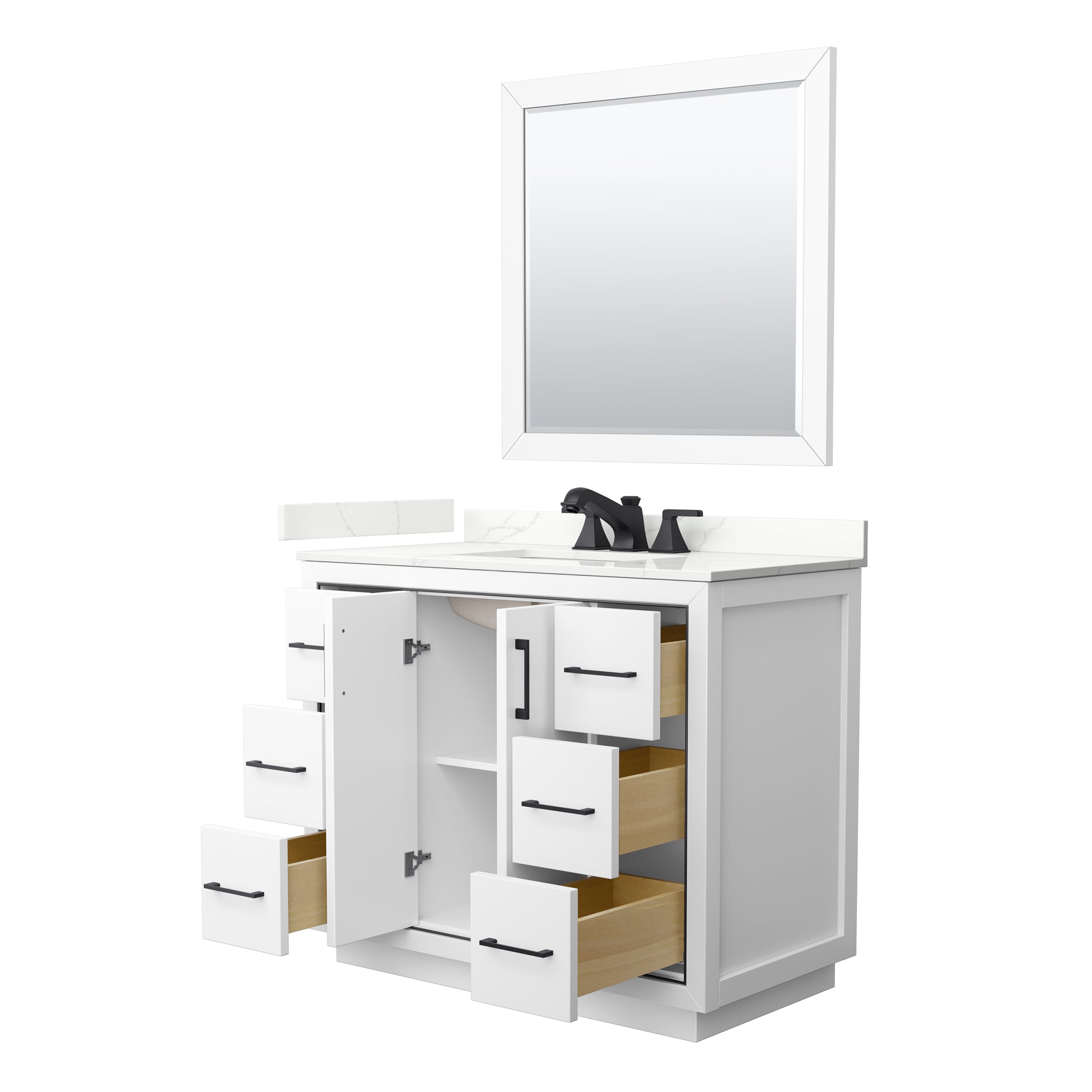 Wyndham Collection WCF111142SWBGTUS3M34 Bath-Vanity-Combo - View #2
