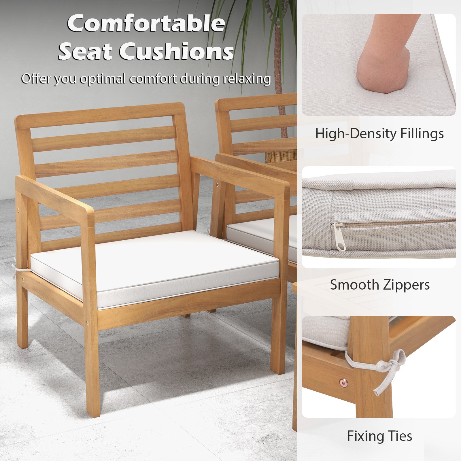 Slickblue D-CO-HW31827WH Patio-Conversation-Sets - View #7