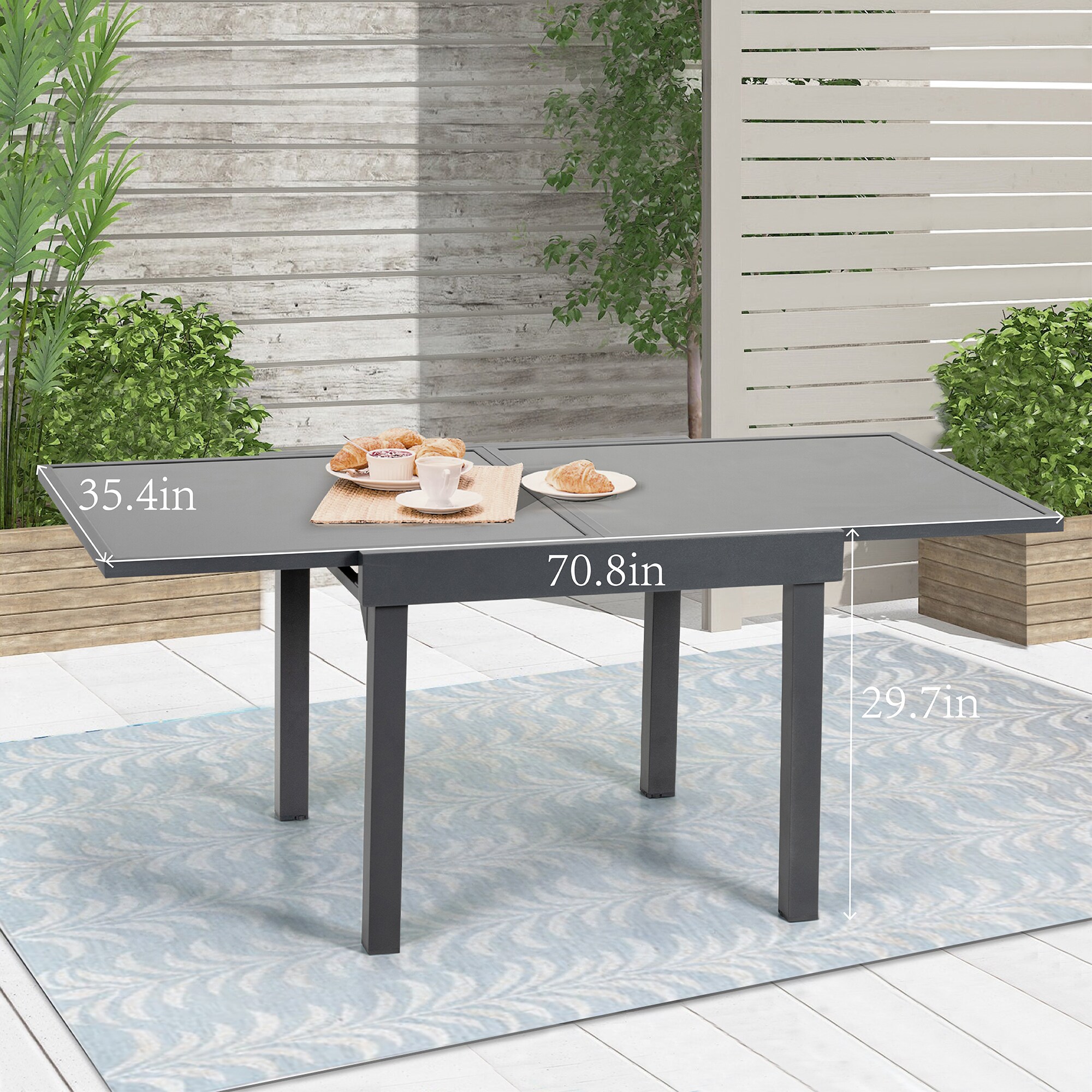 Pellebant PB-TB010LGY Patio-Tables - View #3