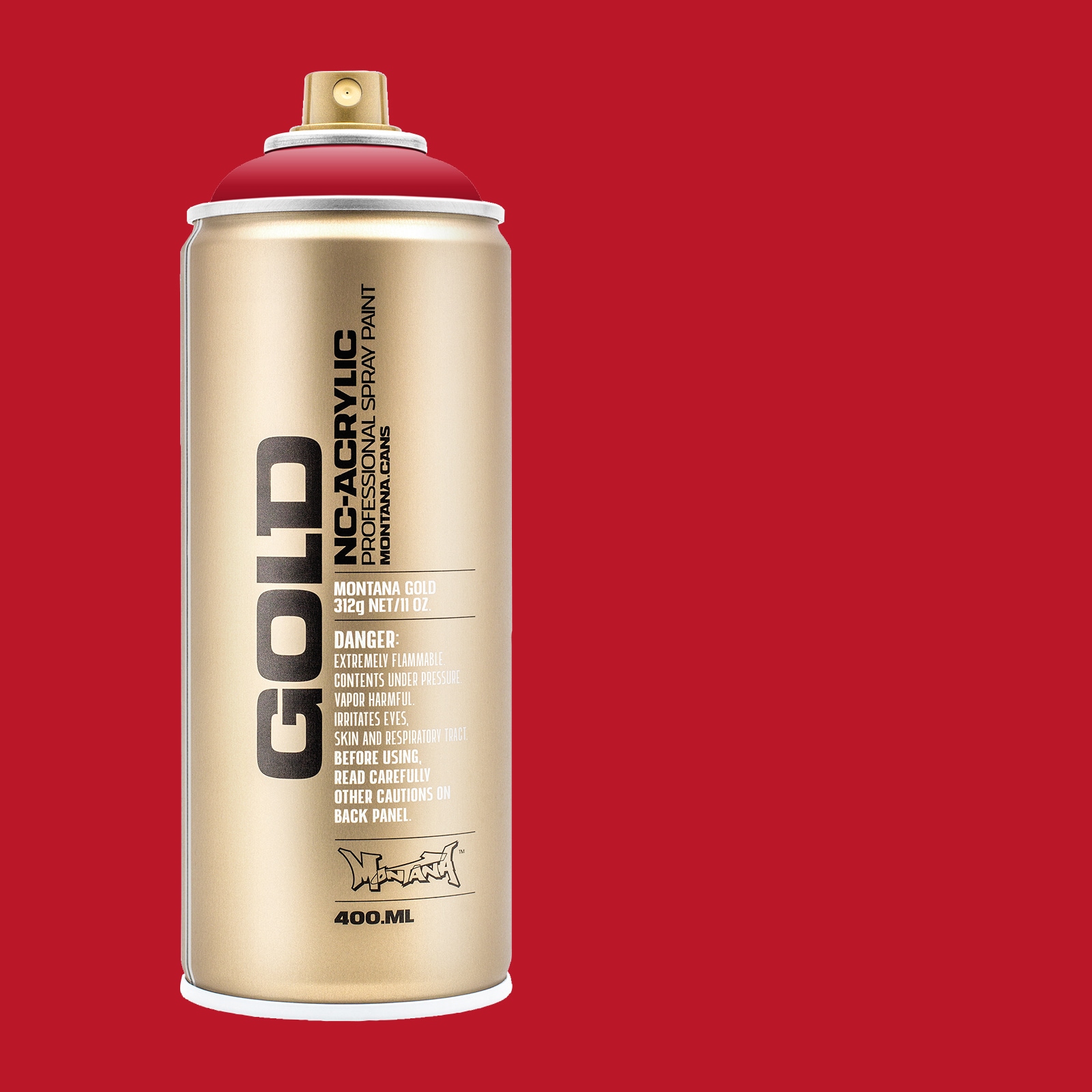 Montana Cans MXG-G3040 GOLD Matte Ketchup Spray paint ( NET WT. 11-oz )