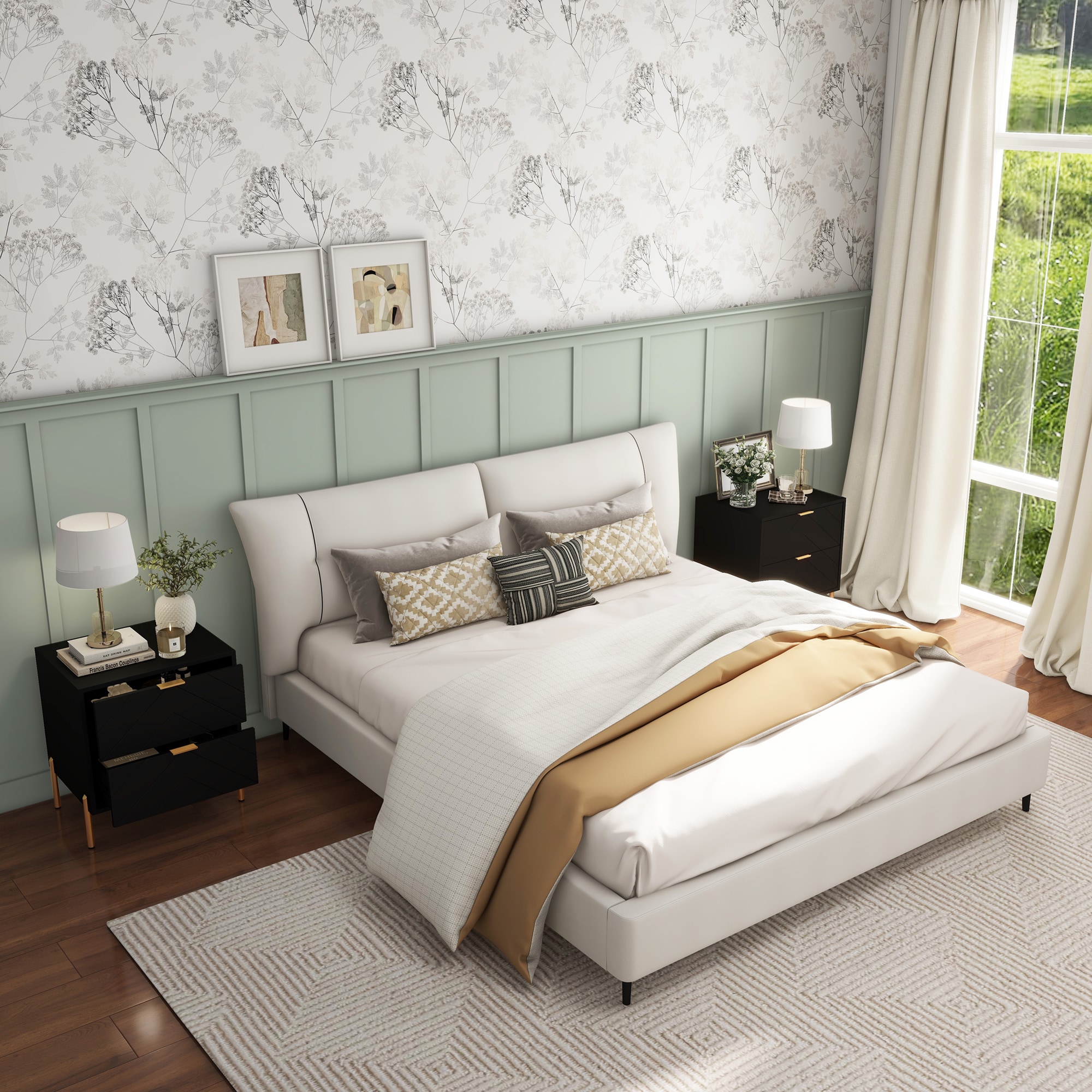 Clihome CL-JH052-013WH-N nightstands - View #4