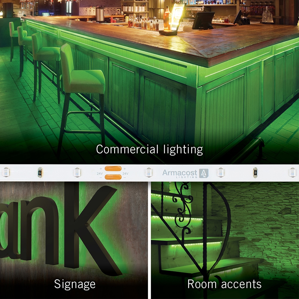 16-Foot Green LED Electric Tape Light