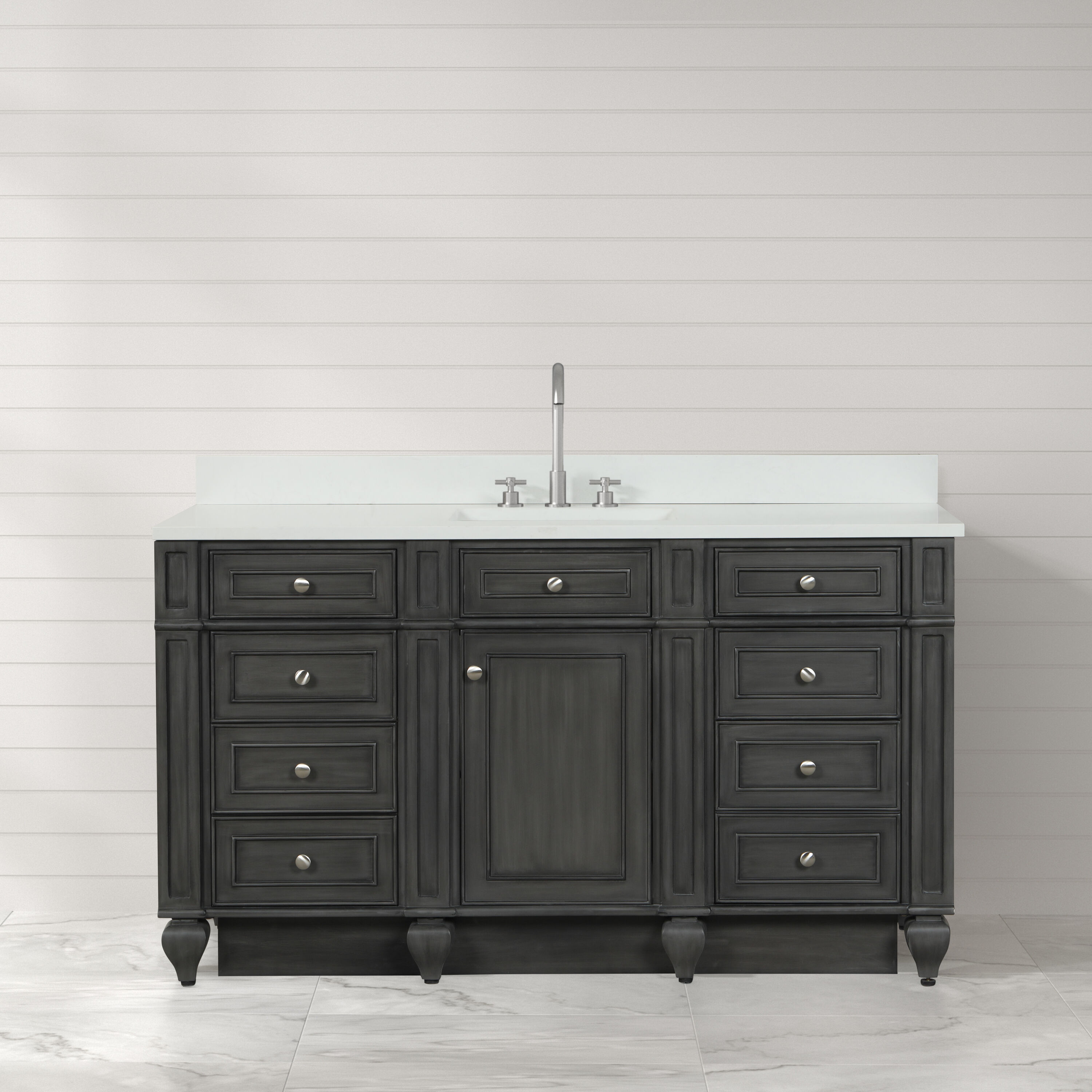 Design Element WN-60S-GY Bath-Vanity-Combo - View #3