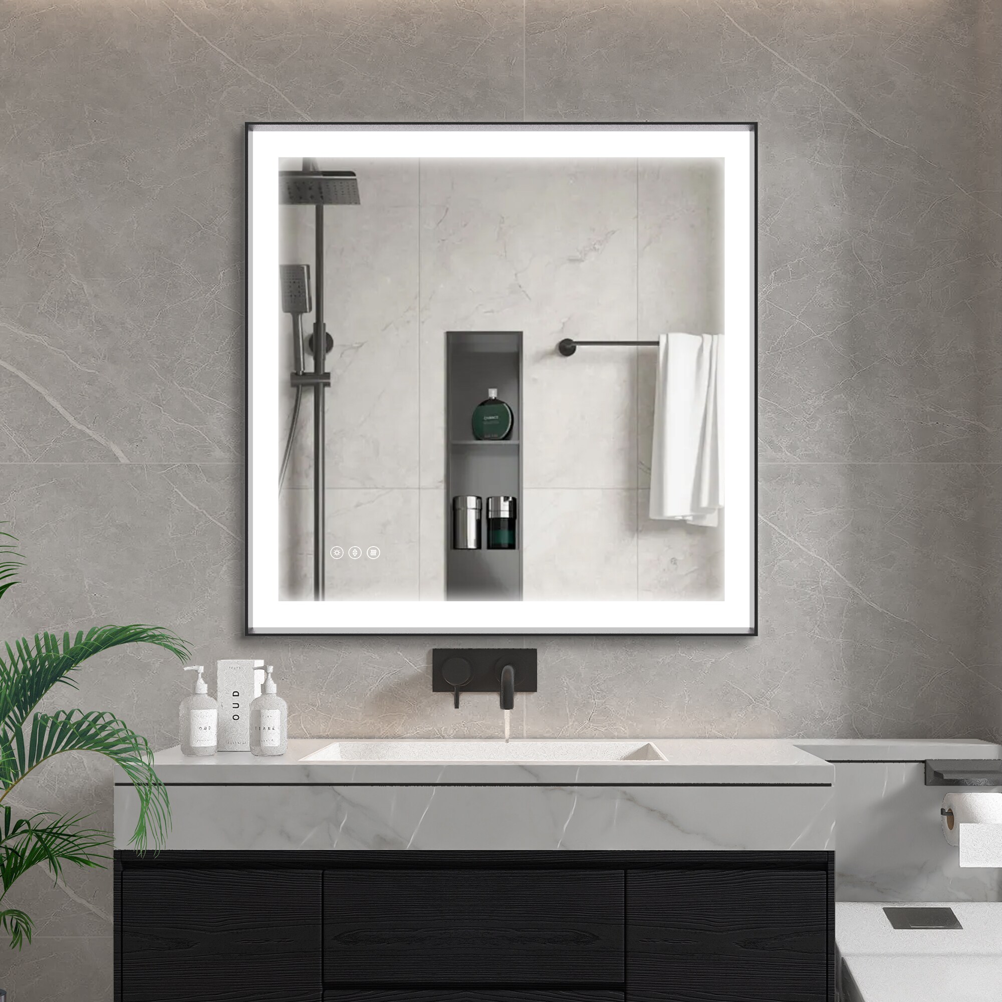 Maxax MS02-3636-DD Framed-Bath-Mirrors - View #2