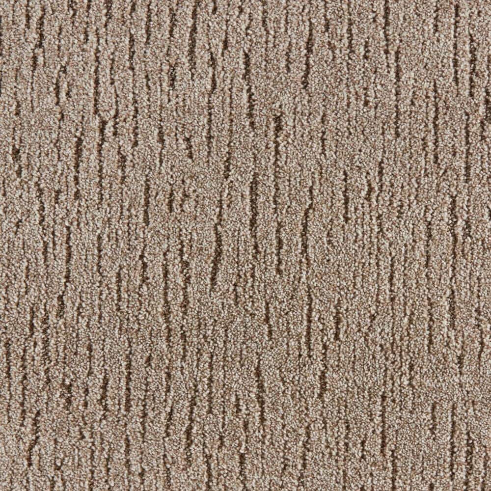 STAINMASTER STP60-L013-0808 (Sample) Soft Impressions Corinthian Brown 40-oz sq yard Triexta Pattern Indoor Carpet