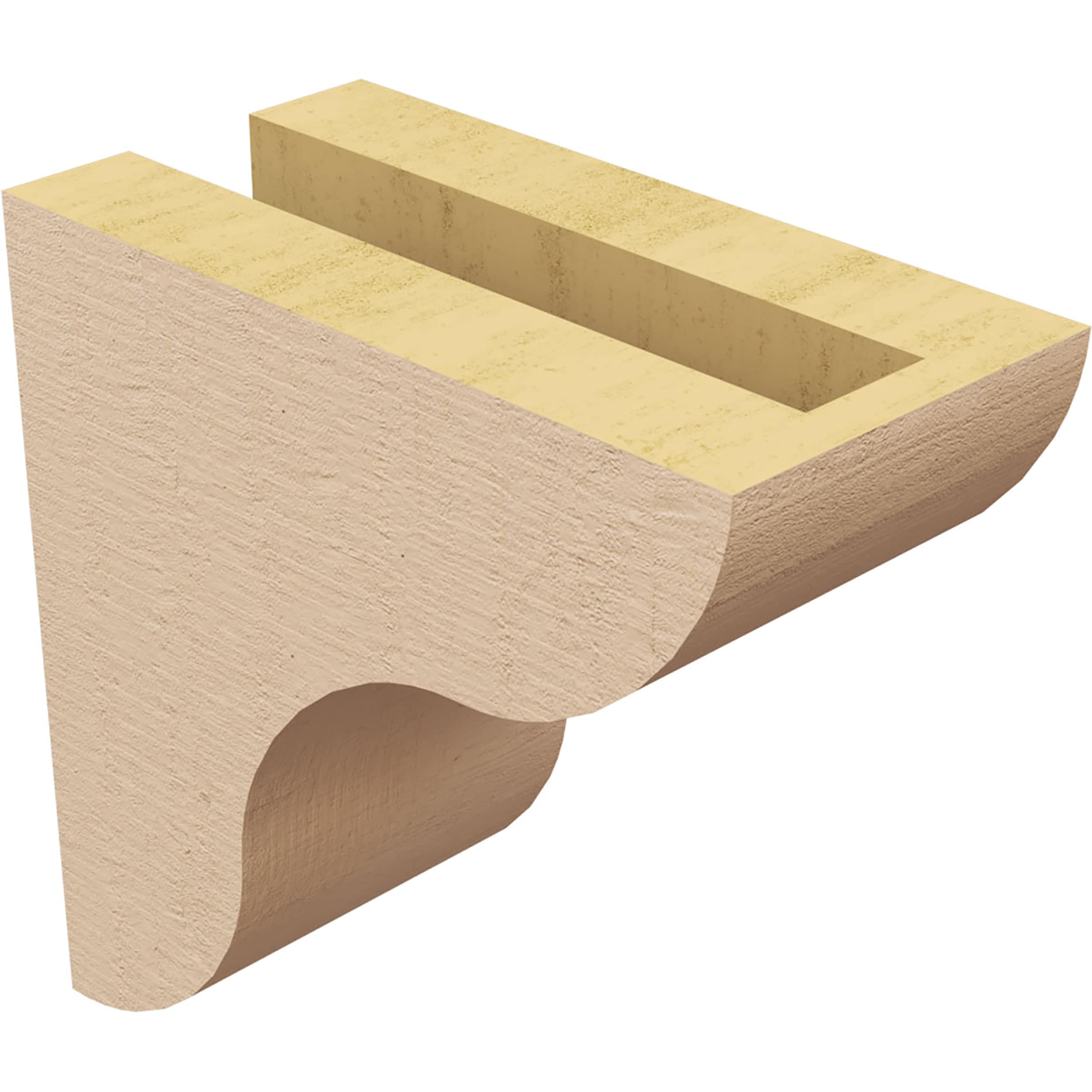 Ekena Millwork CORU03X06X06CARRCPR corbels - View #5