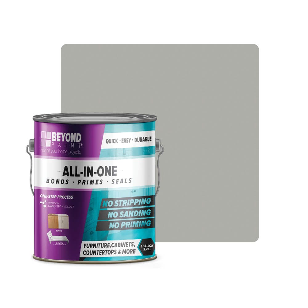 Beyond Paint BP23 Cabinets- Countertops- and- Furniture Flat Soft gray ( 1-gallon )