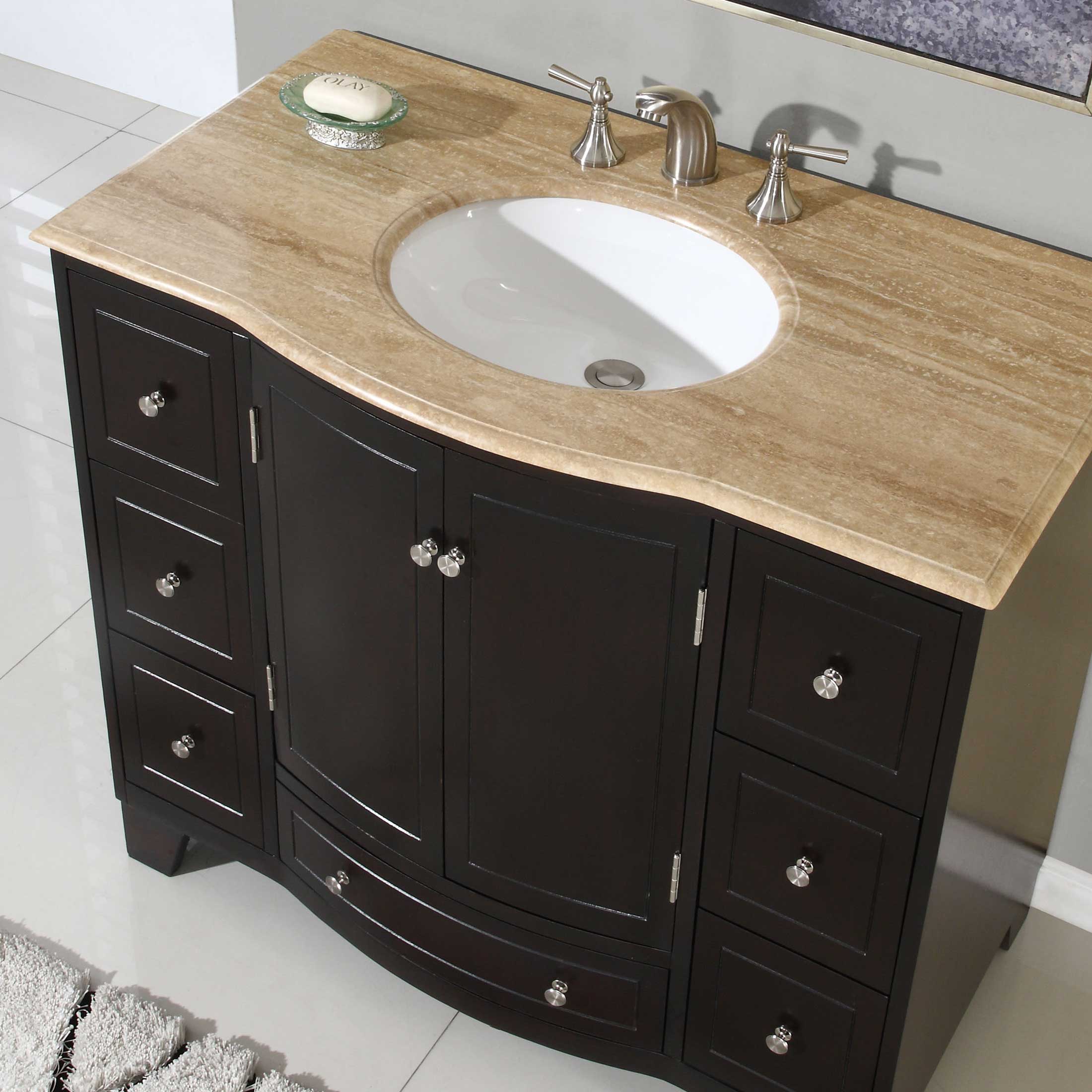 Silkroad Exclusive HYP-0703-T-UWC-40 Bath-Vanity-Combo - View #7