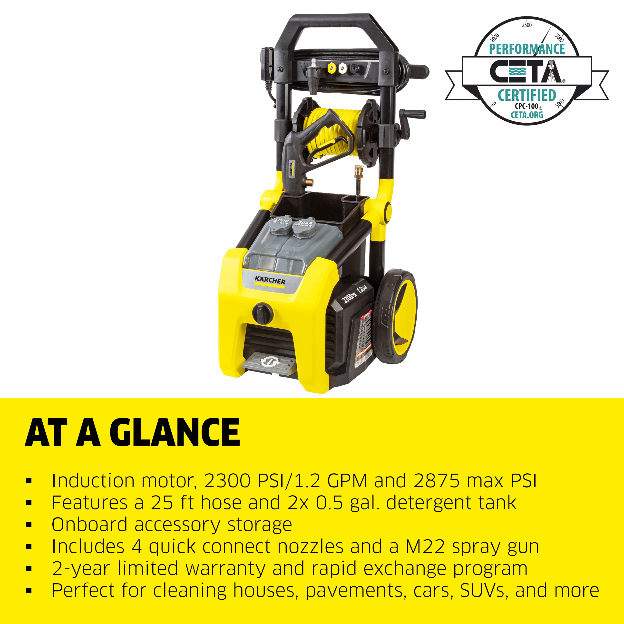 Yellow Pressure Washers & Accessories at