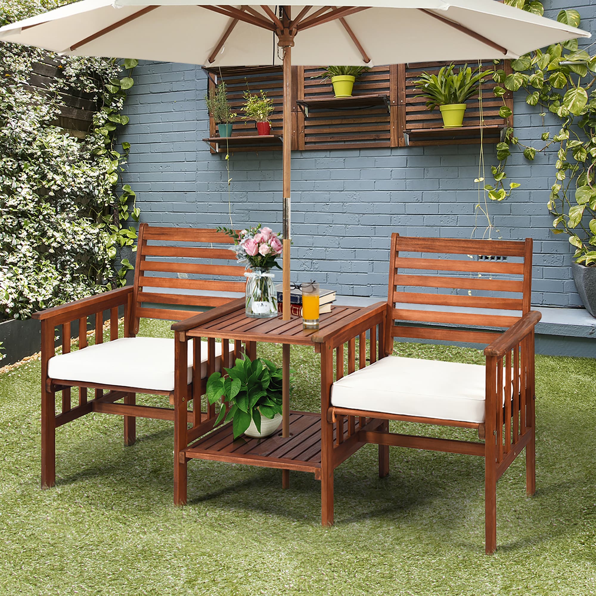 Costway OP70605WH Patio-Conversation-Sets - View #6