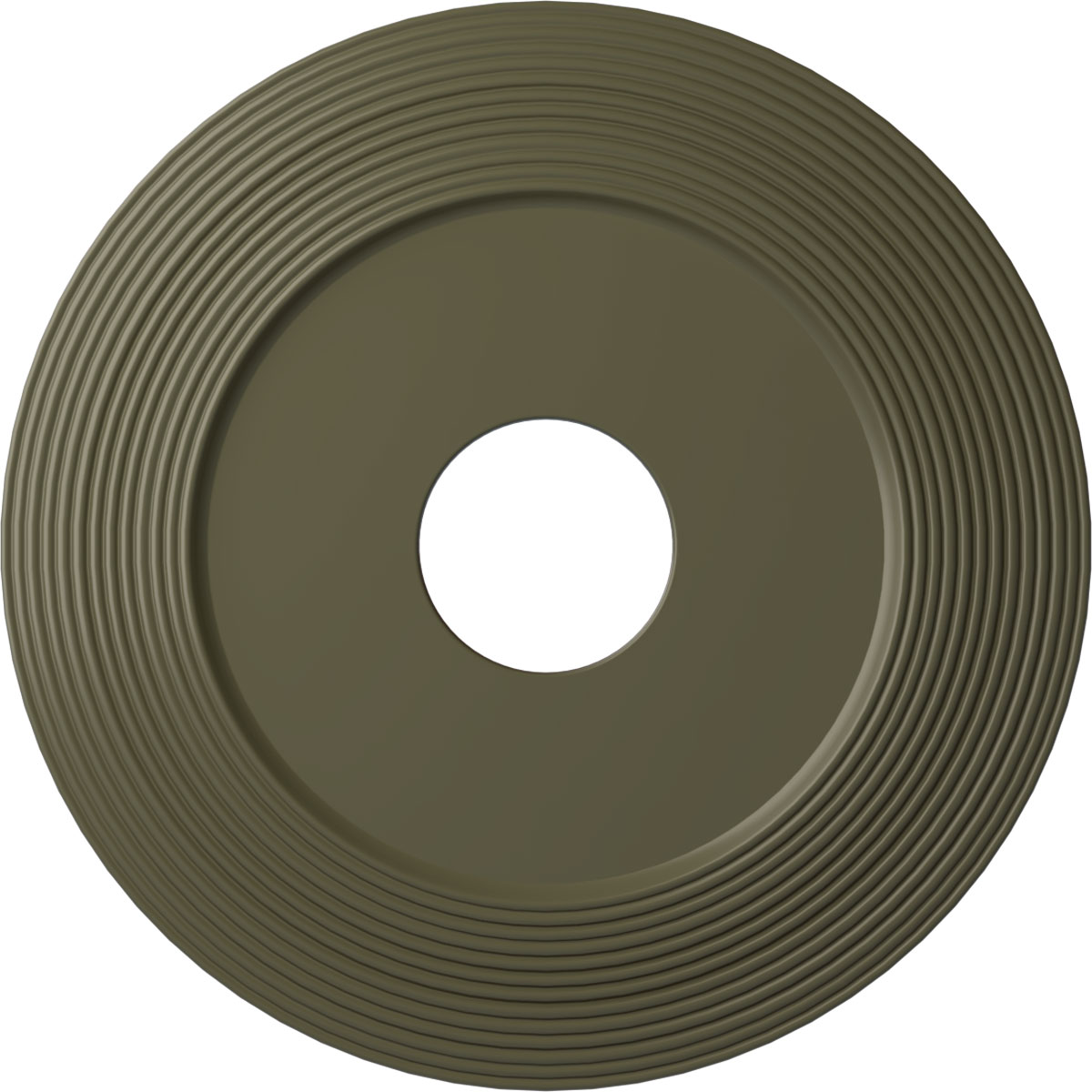 Ekena Millwork CM16ADPTF Adonis 16.125-in W x 16.125-in L Painted Turtle Polyurethane Whole Ceiling Medallion