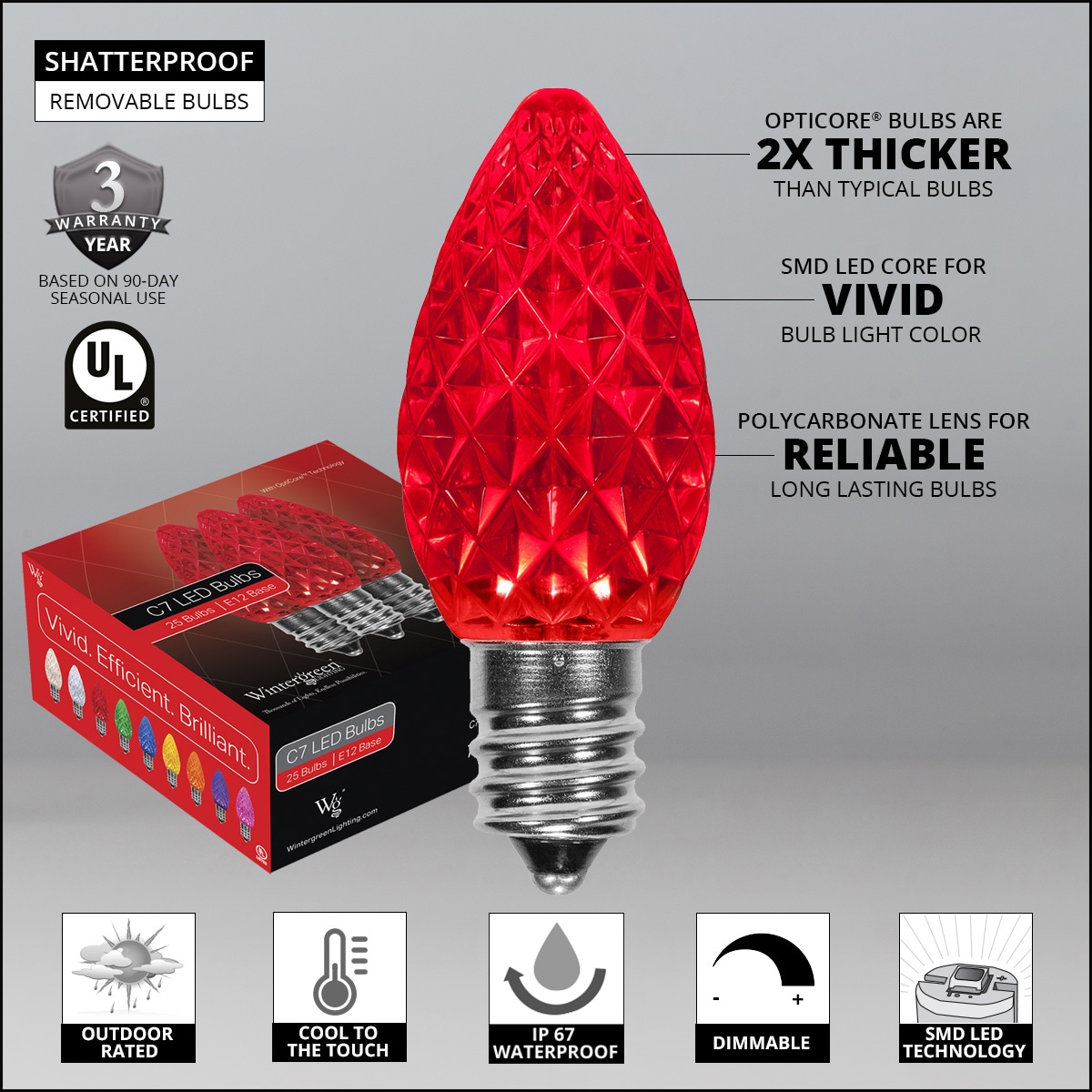 Wintergreen Lighting 72616 String-Light-Bulbs-Fuses - View #2