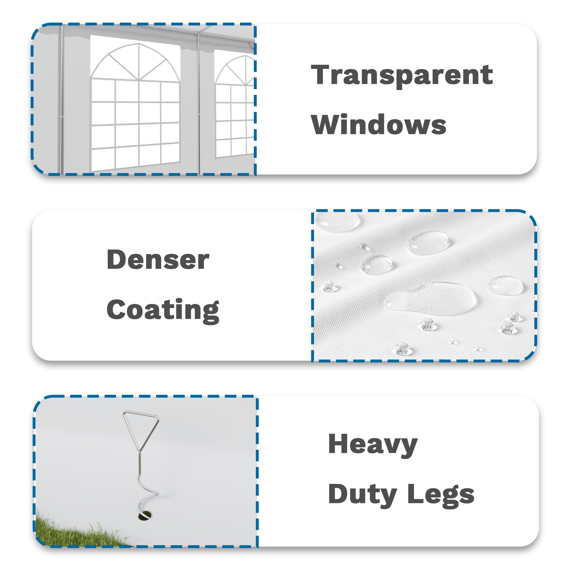 Patiowell LS-0582-13WT Canopies-Sl - View #2